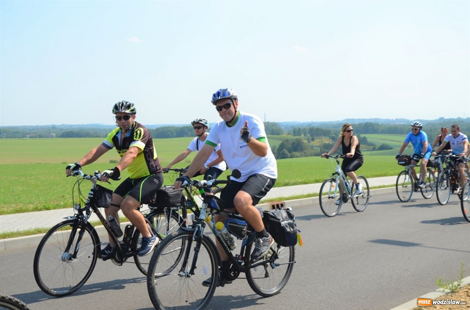 Zdjęcie w galerii na portalu naszwodzislaw.com: XXI Powiatowy Rajd Rowerowy na zakończenie wakacji [FOTO] wiadomości z regionu