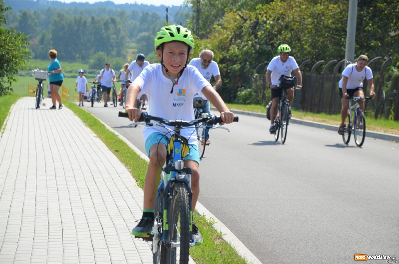 Zdjęcie w galerii na portalu naszwodzislaw.com: XXI Powiatowy Rajd Rowerowy na zakończenie wakacji [FOTO] wiadomości z regionu