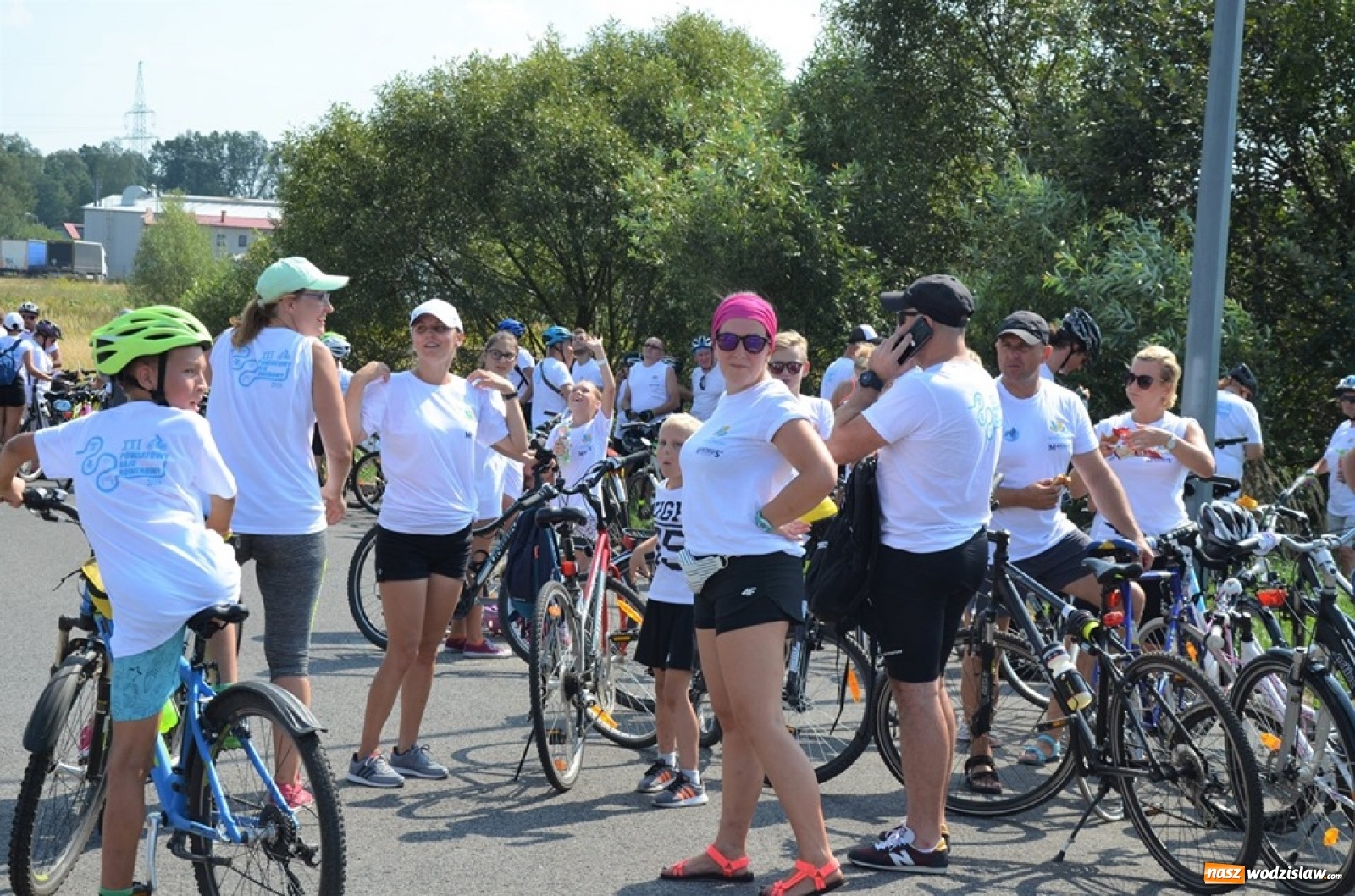 Zdjęcie w galerii na portalu naszwodzislaw.com: XXI Powiatowy Rajd Rowerowy na zakończenie wakacji [FOTO] wiadomości z regionu