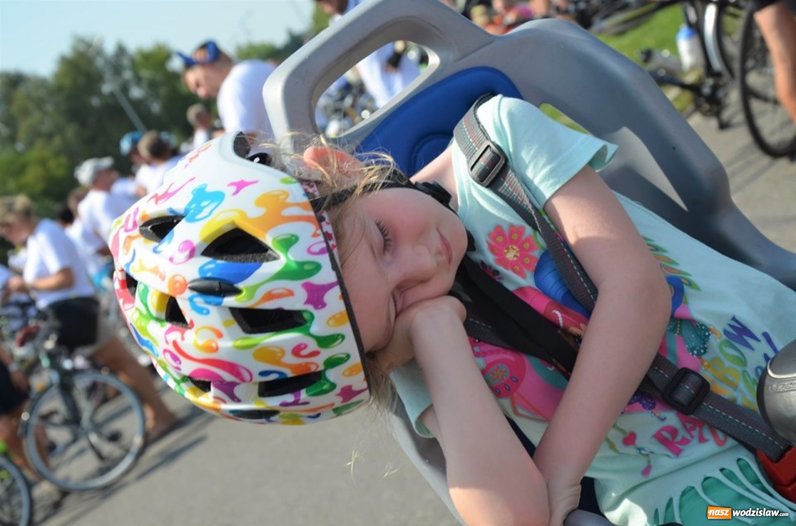 Zdjęcie w galerii na portalu naszwodzislaw.com: XXI Powiatowy Rajd Rowerowy na zakończenie wakacji [FOTO] wiadomości z regionu