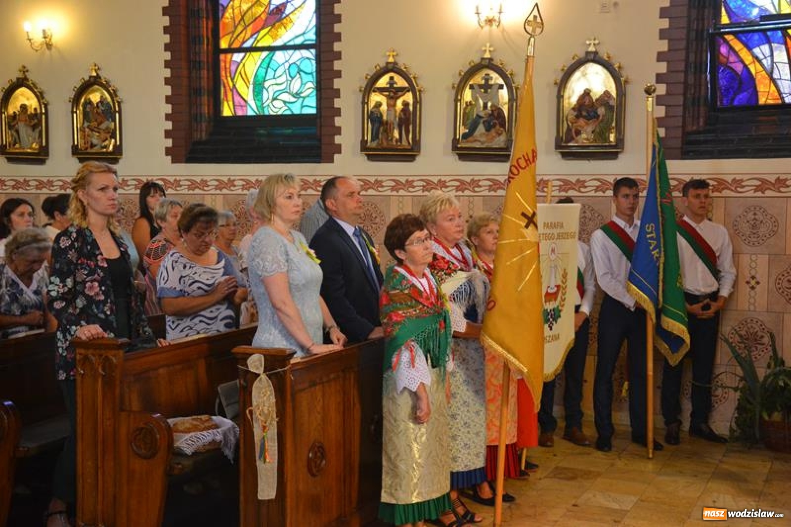 Zdjęcie w galerii na portalu naszwodzislaw.com: Dożynki Gminne Mszana 2019 za nami [FOTO] wiadomości z regionu