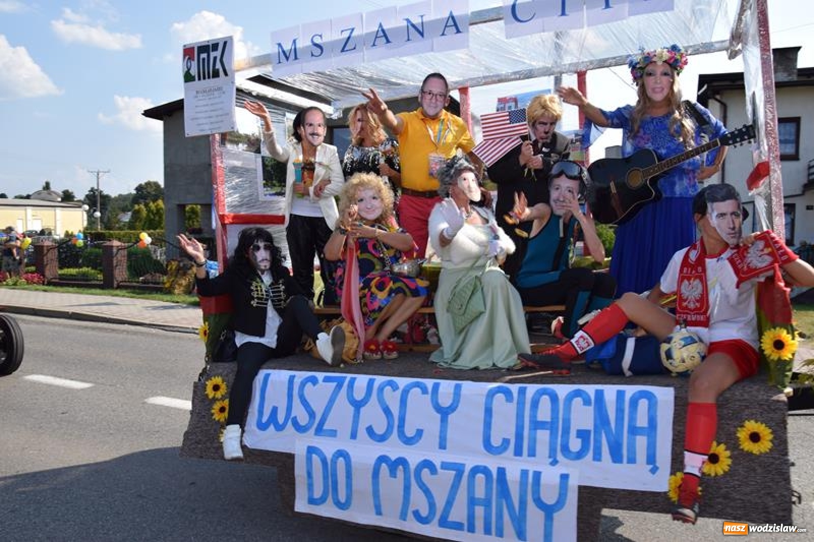 Zdjęcie w galerii na portalu naszwodzislaw.com: Dożynki Gminne Mszana 2019 za nami [FOTO] wiadomości z regionu