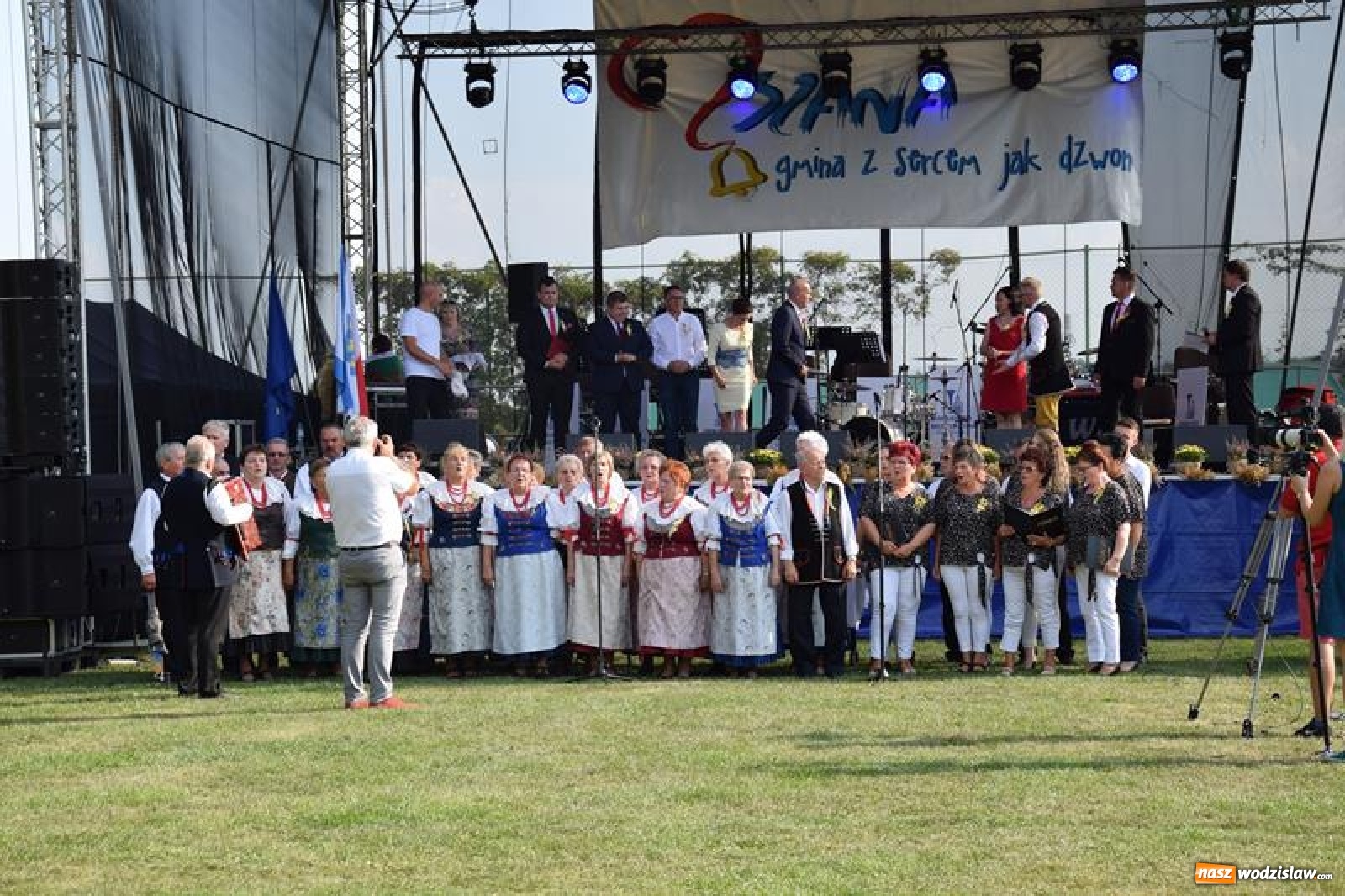 Zdjęcie w galerii na portalu naszwodzislaw.com: Dożynki Gminne Mszana 2019 za nami [FOTO] wiadomości z regionu