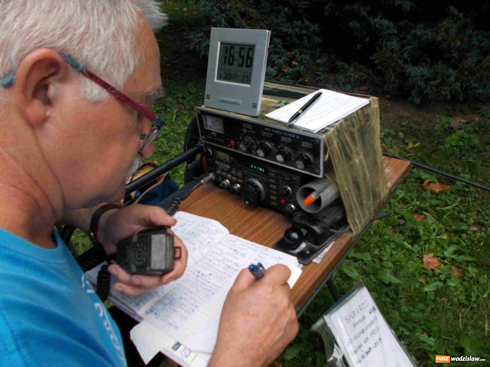 Zdjęcie w galerii na portalu naszwodzislaw.com: Raciborscy krótkofalowcy uczcili pamięć grafa von Arco  wiadomości z regionu