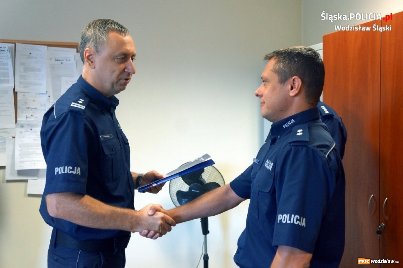 Zdjęcie w galerii na portalu naszwodzislaw.com: Zmiany kadrowe w wodzisławskiej policji wiadomości z regionu