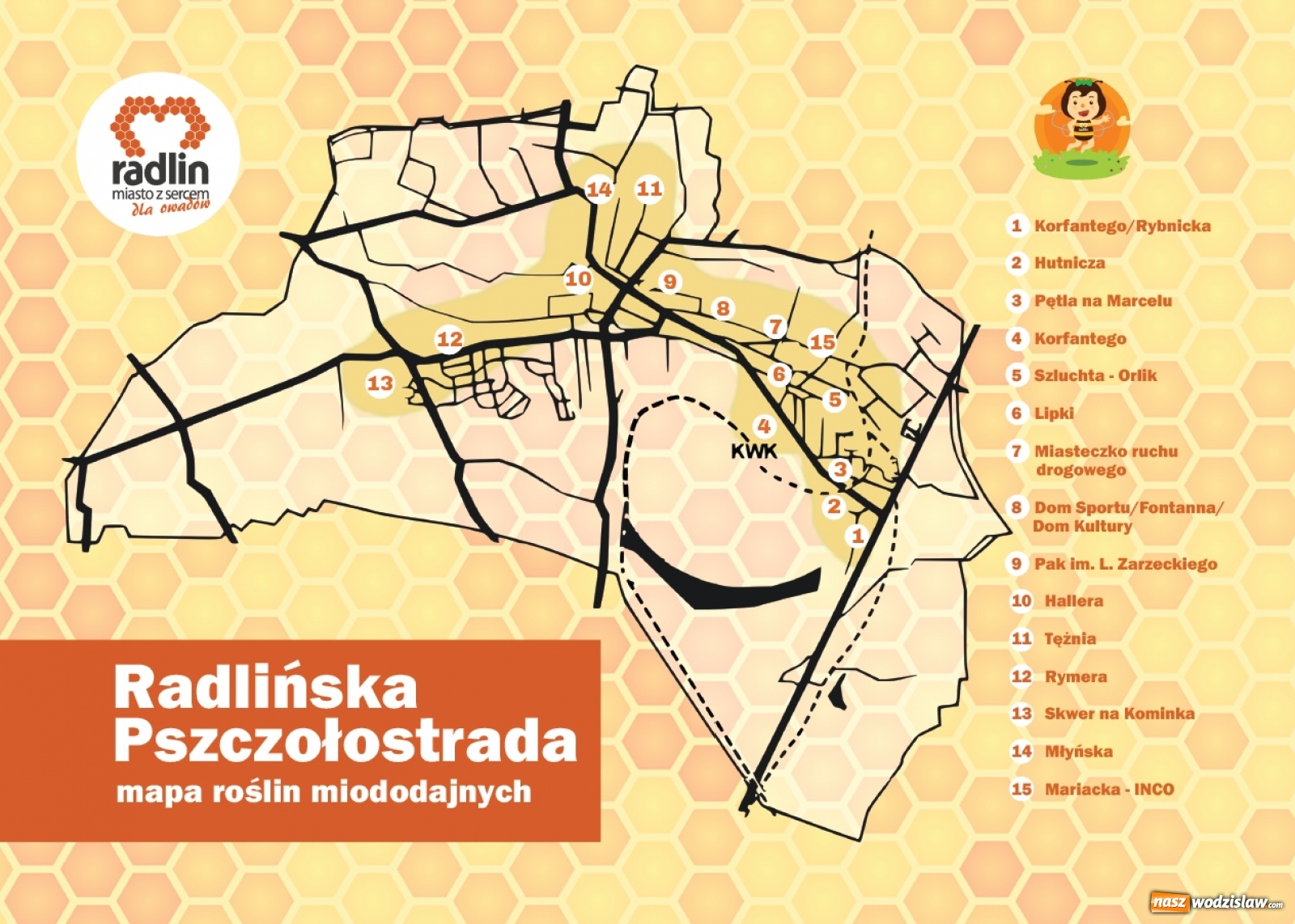 Zdjęcie w galerii na portalu naszwodzislaw.com: Czym jest Radlińska Pszczołostrada? wiadomości z regionu