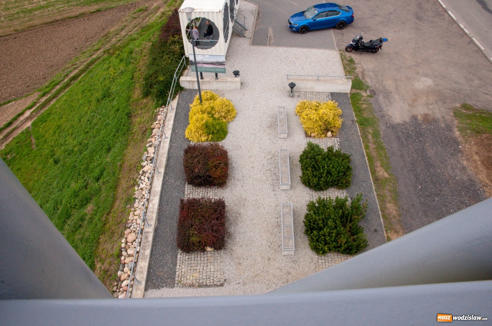 Zdjęcie w galerii na portalu naszwodzislaw.com: Wieża widokowa w Pogrzebieniu już otwarta. Tak z niej widać Lubomię [FOTO]  wiadomości z regionu