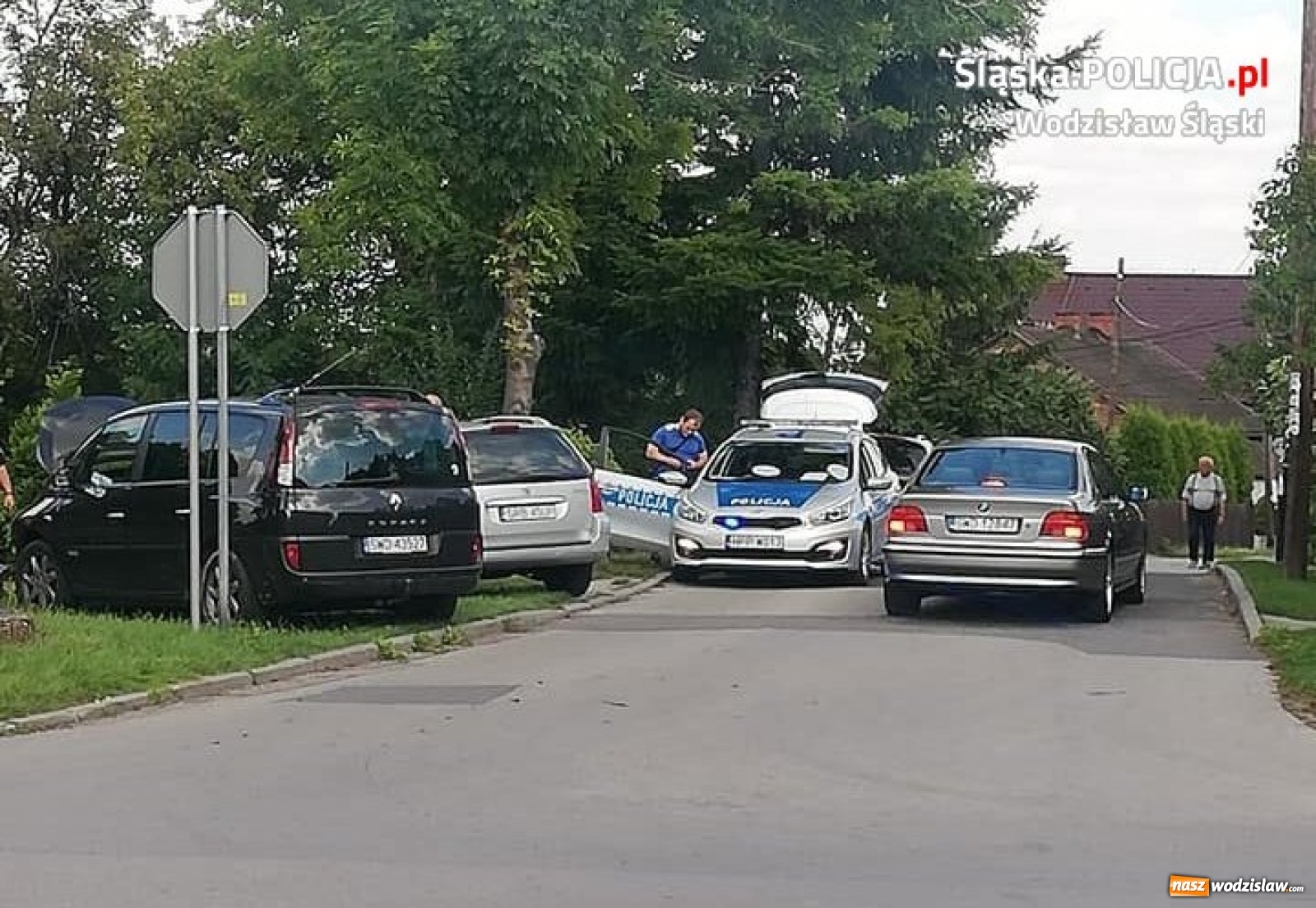 Zdjęcie w galerii na portalu naszwodzislaw.com: Seria kolizji i pijany motorowerzysta na wodzisławskich drogach wiadomości z regionu