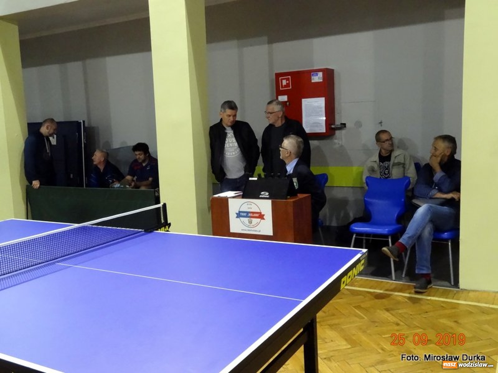 Zdjęcie w galerii na portalu naszwodzislaw.com: Tenis stołowy. Kuźniański Tajfun niestraszny Relaksowi [FOTO] wiadomości z regionu
