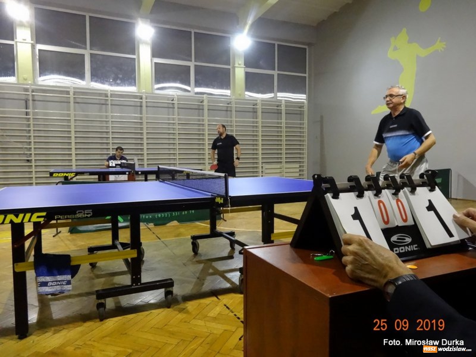 Zdjęcie w galerii na portalu naszwodzislaw.com: Tenis stołowy. Kuźniański Tajfun niestraszny Relaksowi [FOTO] wiadomości z regionu