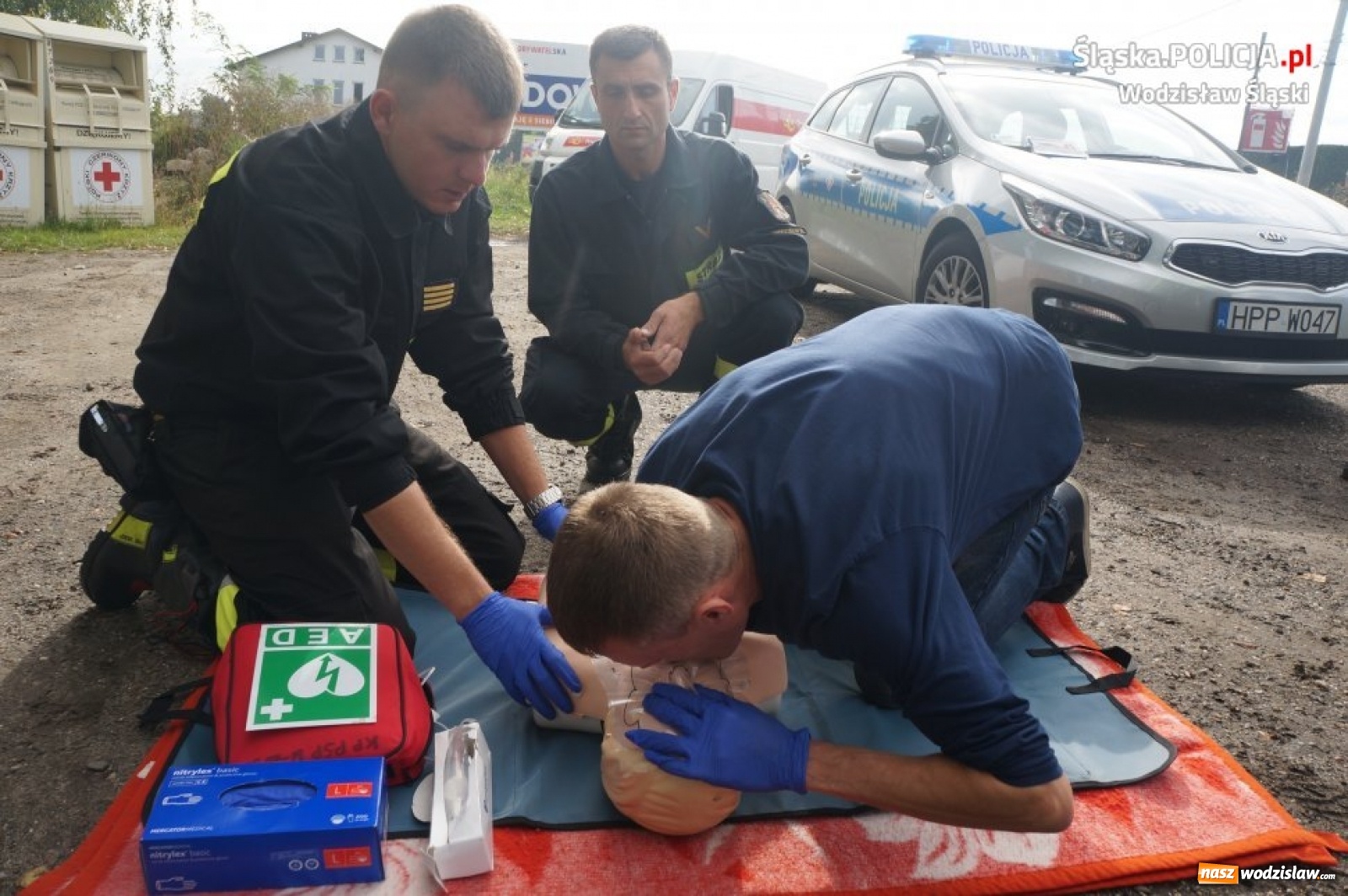 Zdjęcie w galerii na portalu naszwodzislaw.com: Działania EDWARD w Wodzisławiu Śląskim [FOTO] wiadomości z regionu