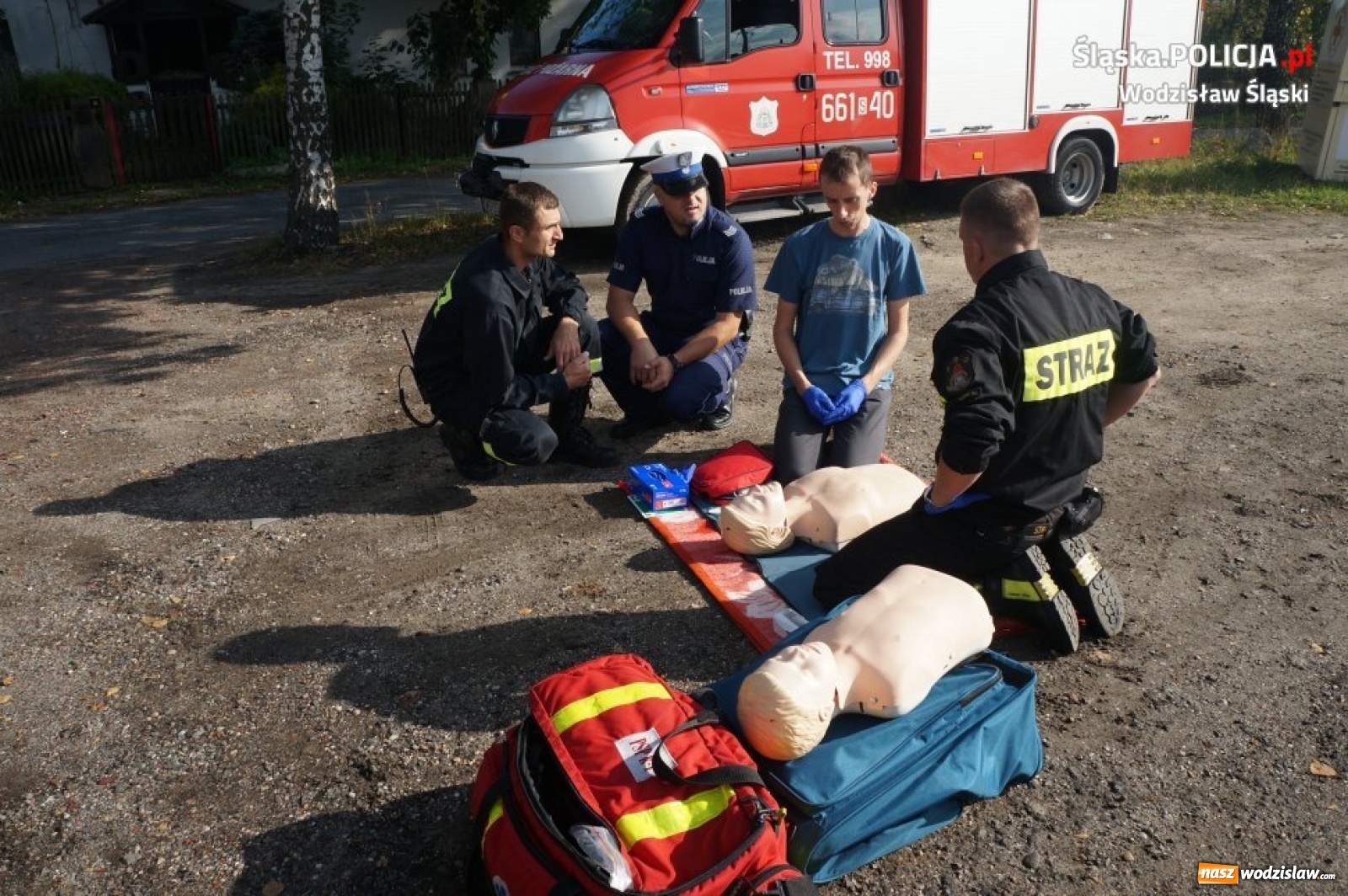 Zdjęcie w galerii na portalu naszwodzislaw.com: Działania EDWARD w Wodzisławiu Śląskim [FOTO] wiadomości z regionu