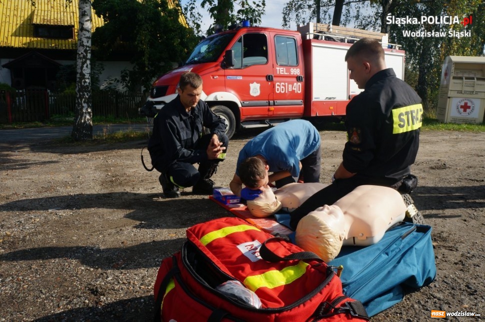 Zdjęcie w galerii na portalu naszwodzislaw.com: Działania EDWARD w Wodzisławiu Śląskim [FOTO] wiadomości z regionu