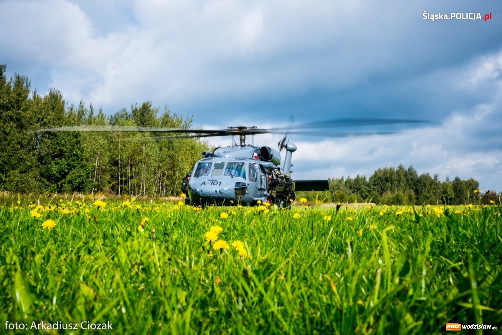 Zdjęcie w galerii na portalu naszwodzislaw.com: Black Hawk na ćwiczeniach śląskich antyterrorystów [FOTO I WIDEO]  wiadomości z regionu