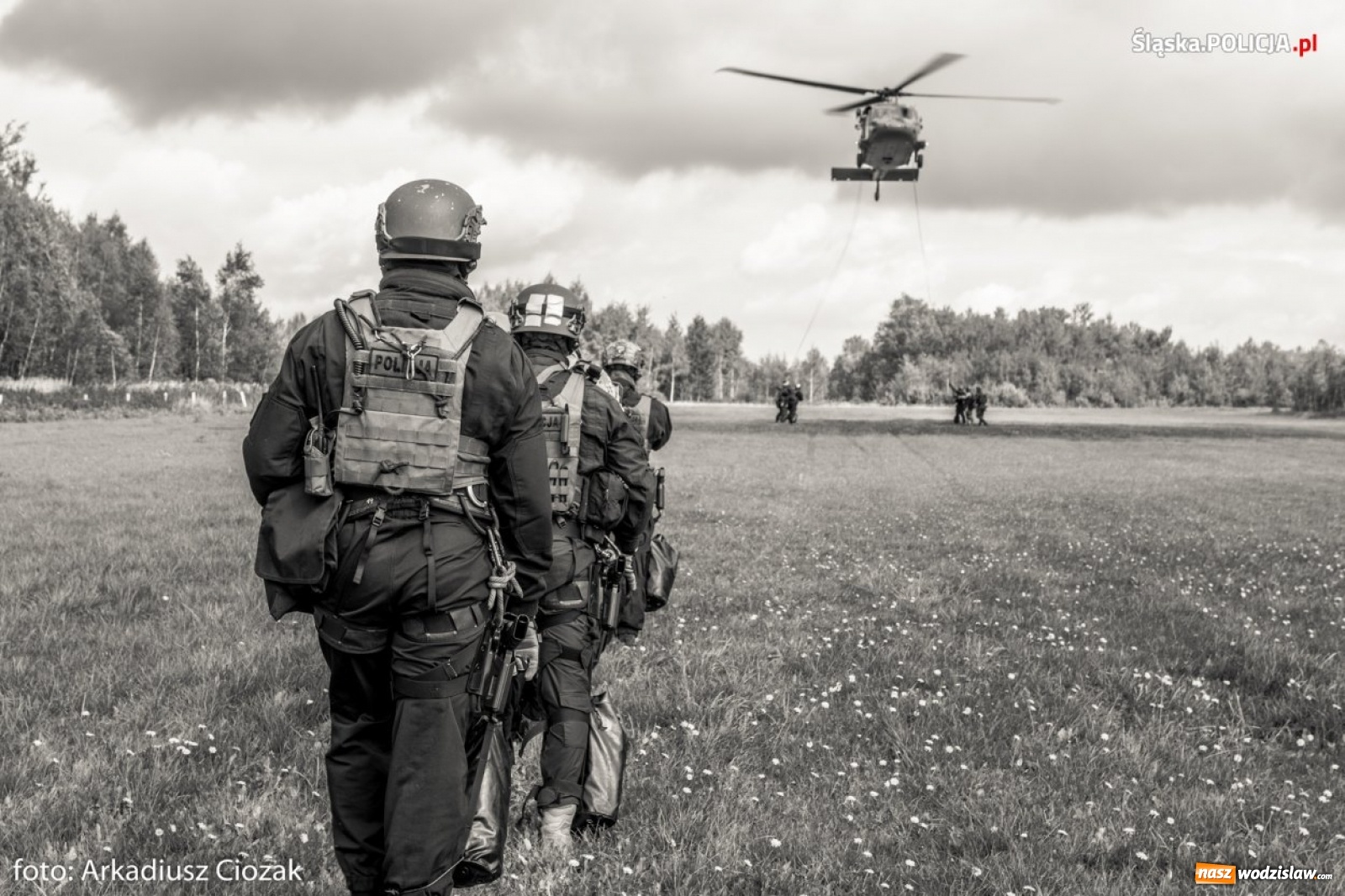 Zdjęcie w galerii na portalu naszwodzislaw.com: Black Hawk na ćwiczeniach śląskich antyterrorystów [FOTO I WIDEO]  wiadomości z regionu