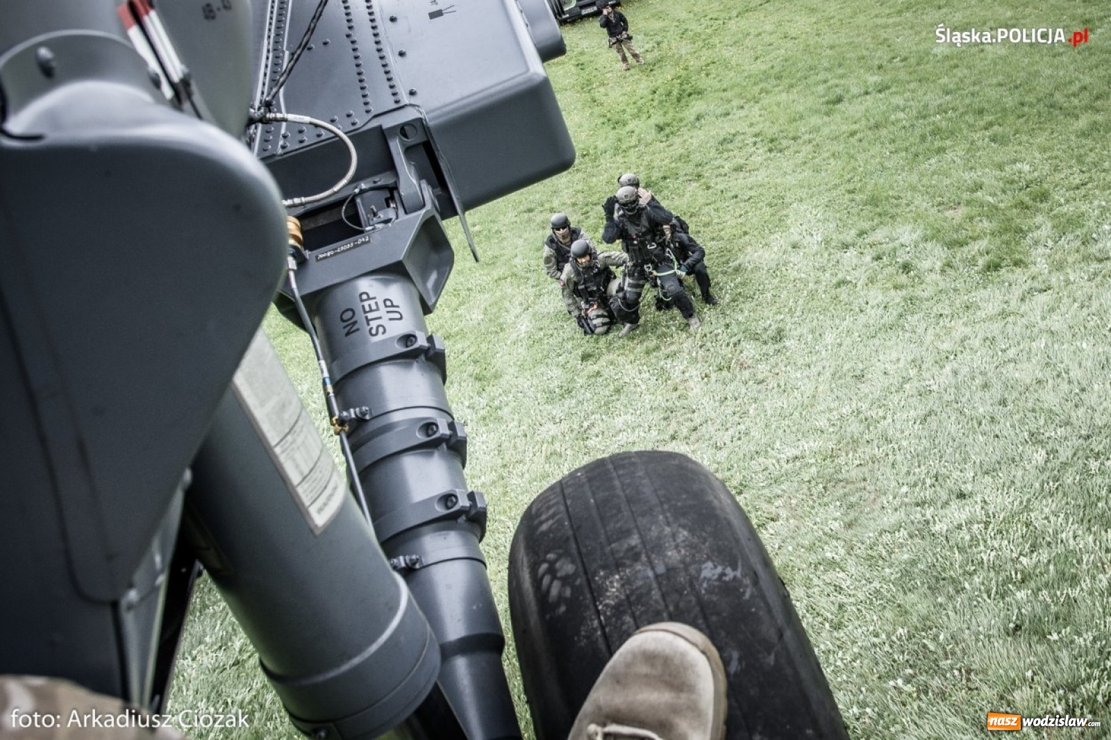 Zdjęcie w galerii na portalu naszwodzislaw.com: Black Hawk na ćwiczeniach śląskich antyterrorystów [FOTO I WIDEO]  wiadomości z regionu