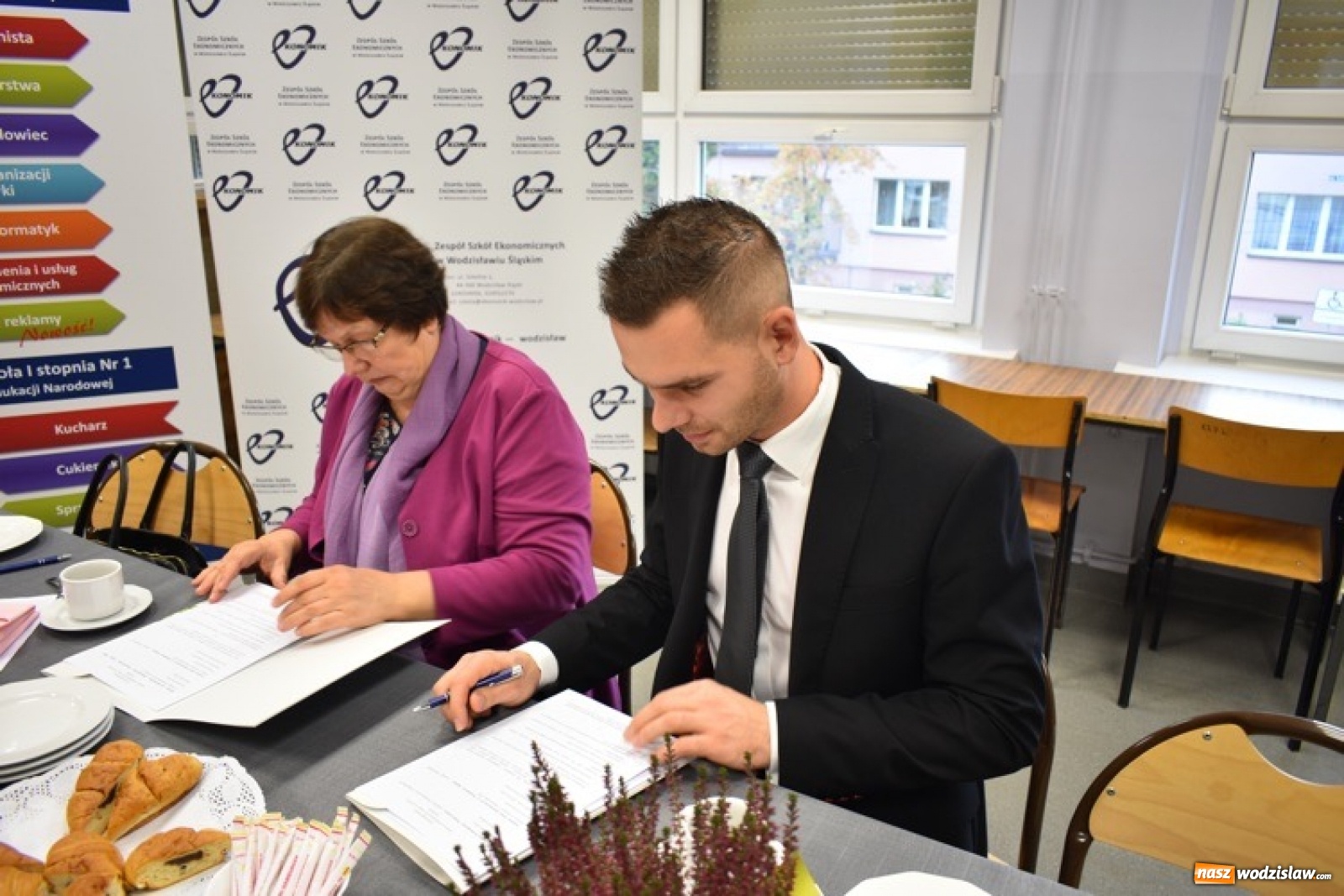 Zdjęcie w galerii na portalu naszwodzislaw.com: Wodzisławski Ekonomik podjął współpracę z pracodawcami. Nowy model edukacji zawodowej wiadomości z regionu
