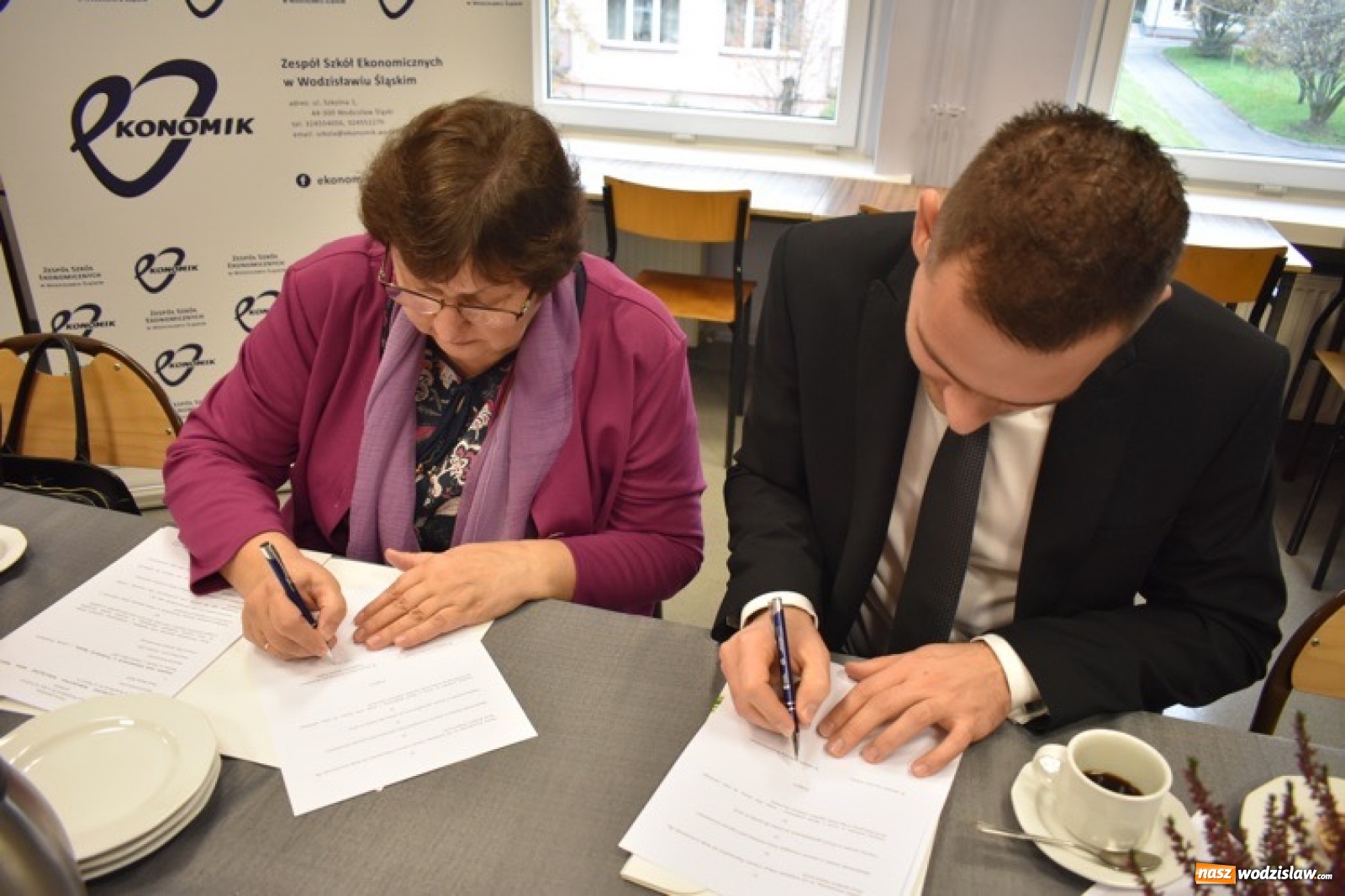 Zdjęcie w galerii na portalu naszwodzislaw.com: Wodzisławski Ekonomik podjął współpracę z pracodawcami. Nowy model edukacji zawodowej wiadomości z regionu