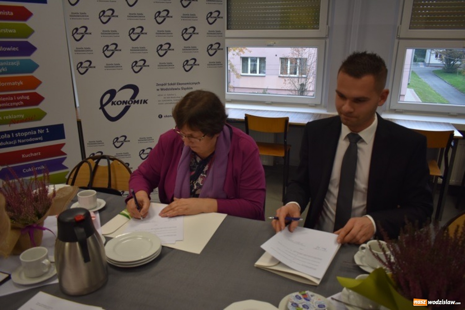 Zdjęcie w galerii na portalu naszwodzislaw.com: Wodzisławski Ekonomik podjął współpracę z pracodawcami. Nowy model edukacji zawodowej wiadomości z regionu