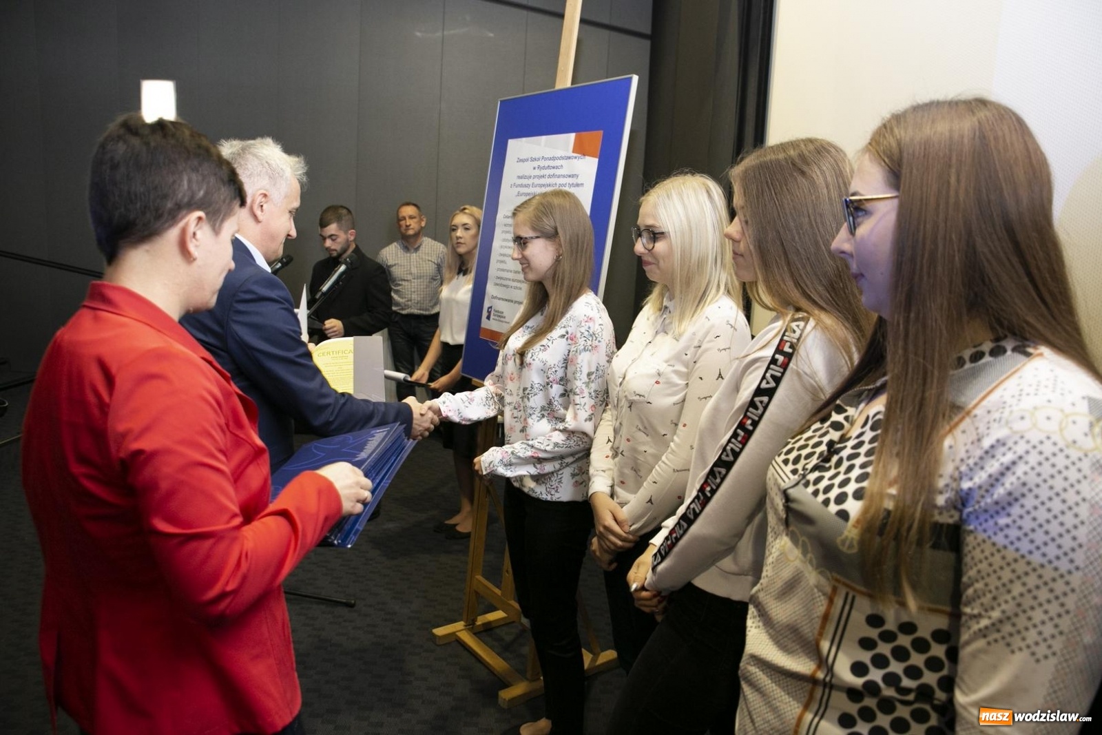 Zdjęcie w galerii na portalu naszwodzislaw.com: Rydułtowy. Podsumowali europejski start wiadomości z regionu