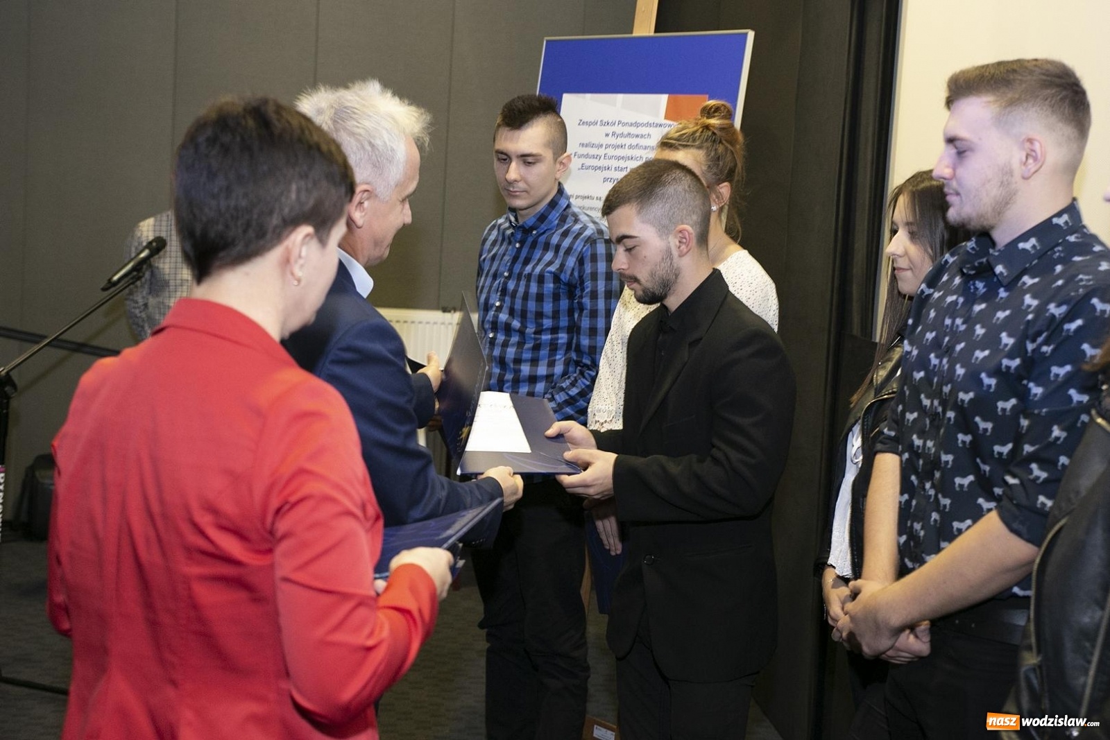 Zdjęcie w galerii na portalu naszwodzislaw.com: Rydułtowy. Podsumowali europejski start wiadomości z regionu