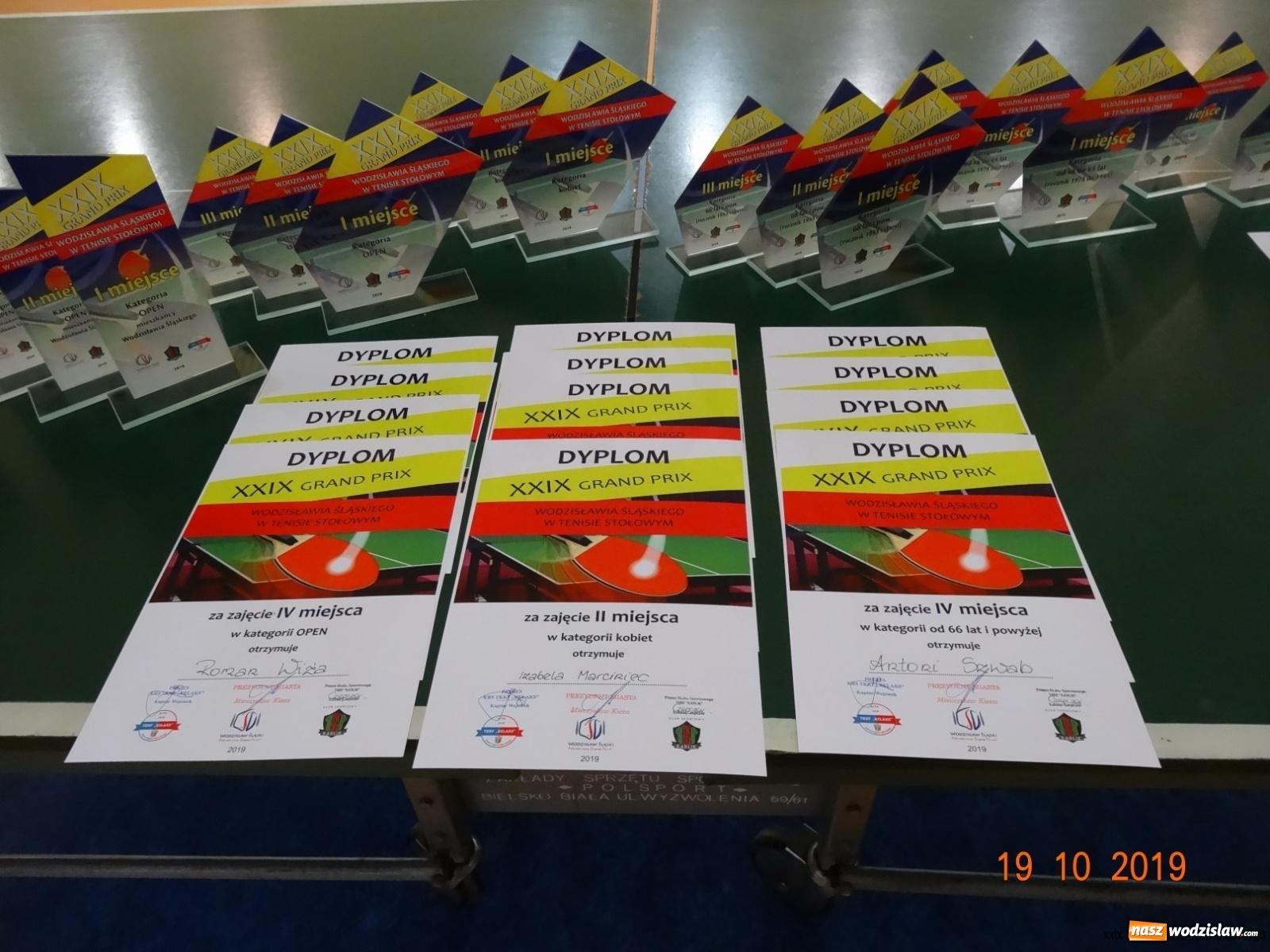 Zdjęcie w galerii na portalu naszwodzislaw.com: XXIX Grand Prix w tenisie stołowym za nami wiadomości z regionu