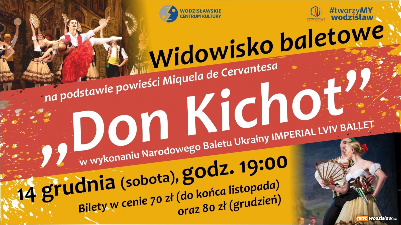 Zdjęcie w galerii na portalu naszwodzislaw.com: Narodowy Balet Ukrainy w WCK z nowym terminem wiadomości z regionu