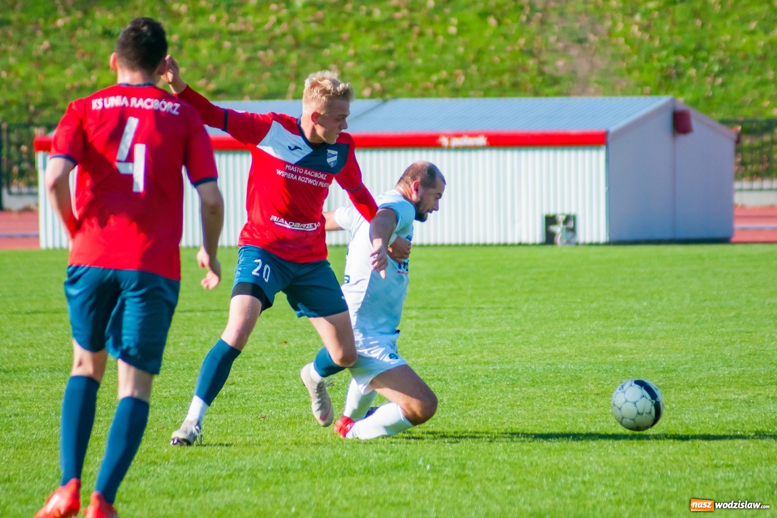 Zdjęcie w galerii na portalu naszwodzislaw.com: Klasa okręgowa. Polonia bez punktów w Raciborzu [FOTO i WIDEO] wiadomości z regionu