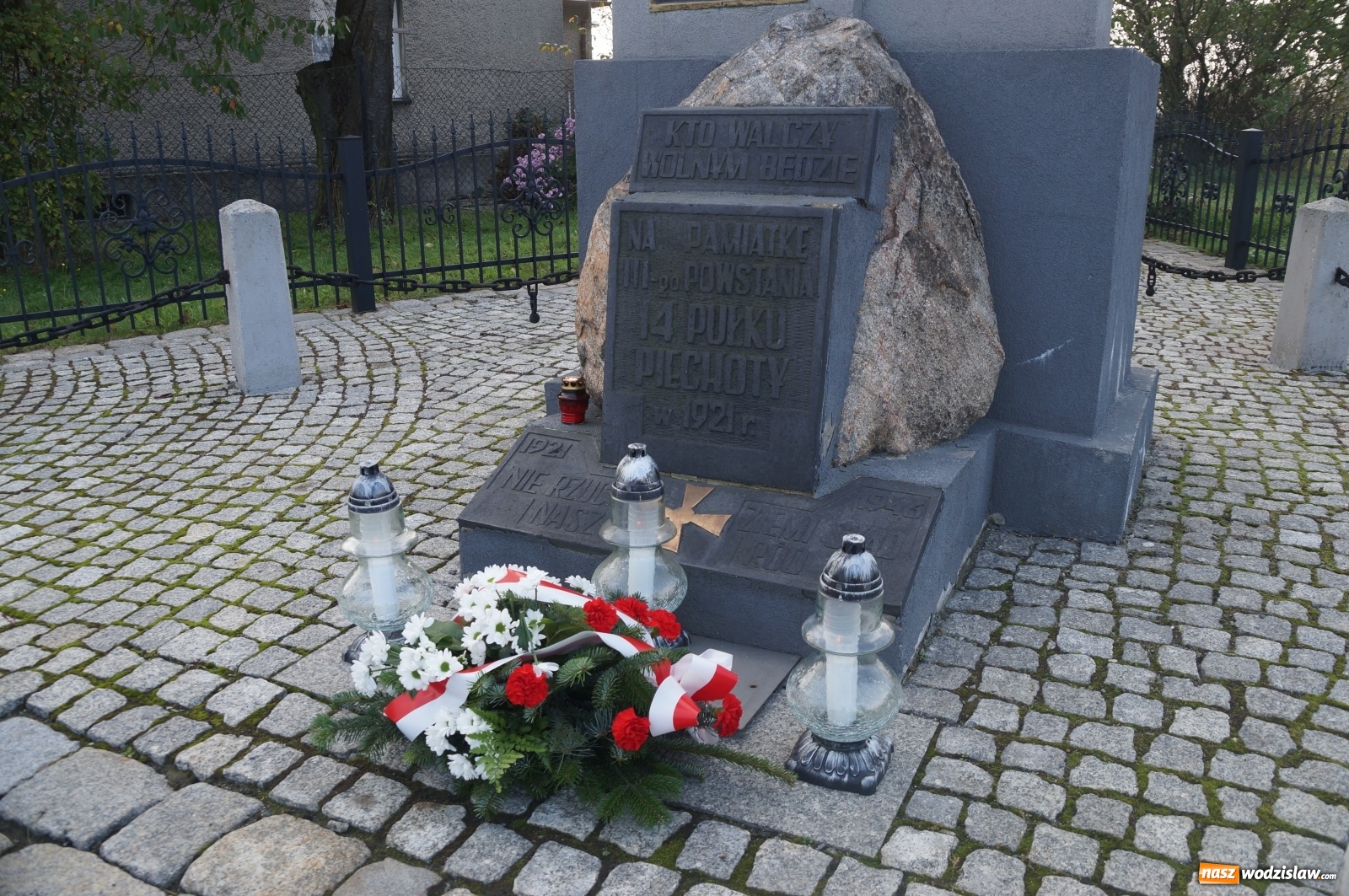 Zdjęcie w galerii na portalu naszwodzislaw.com: Pamięci tych którzy oddali życie za Ojczyznę wiadomości z regionu