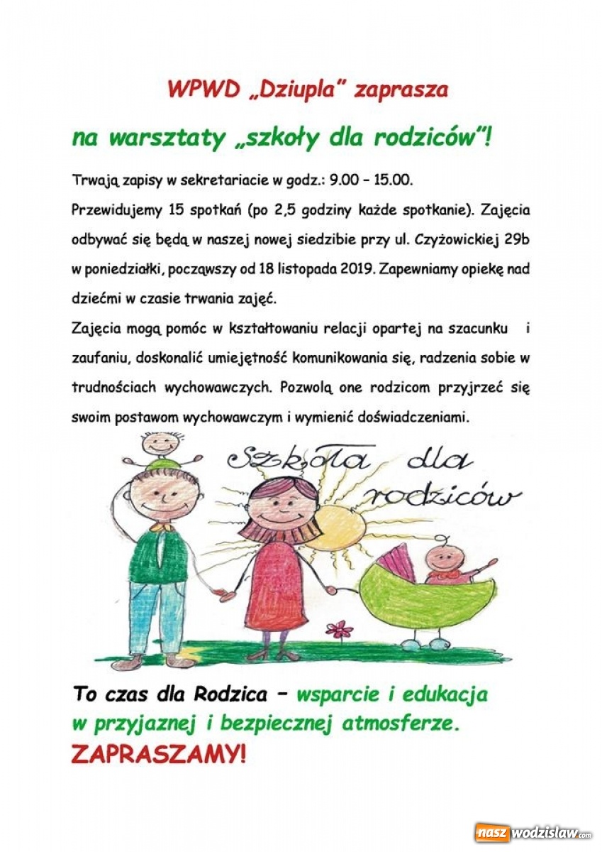 Zdjęcie w galerii na portalu naszwodzislaw.com: Warsztaty Szkoła dla rodziców w wodzisławskiej Dziupli wiadomości z regionu