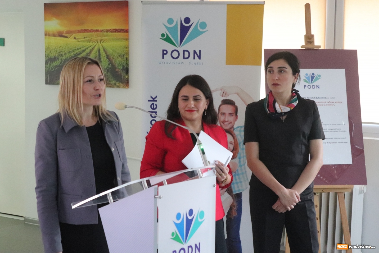 Zdjęcie w galerii na portalu naszwodzislaw.com: Polsko-gruzińskie rozmowy o edukacji wiadomości z regionu