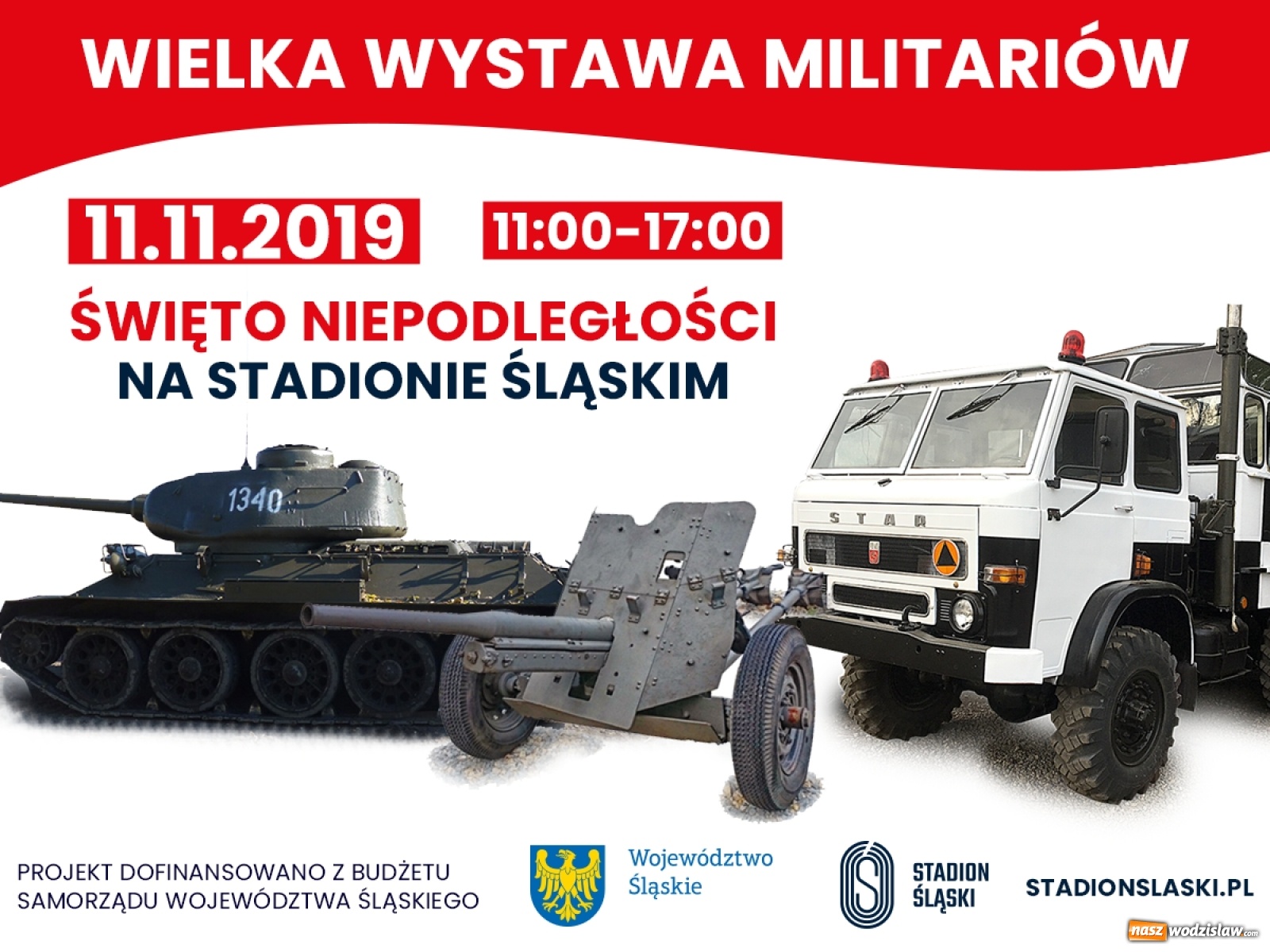 Zdjęcie w galerii na portalu naszwodzislaw.com: Rodzinne Święto Niepodległości na Stadionie Śląskim wiadomości z regionu