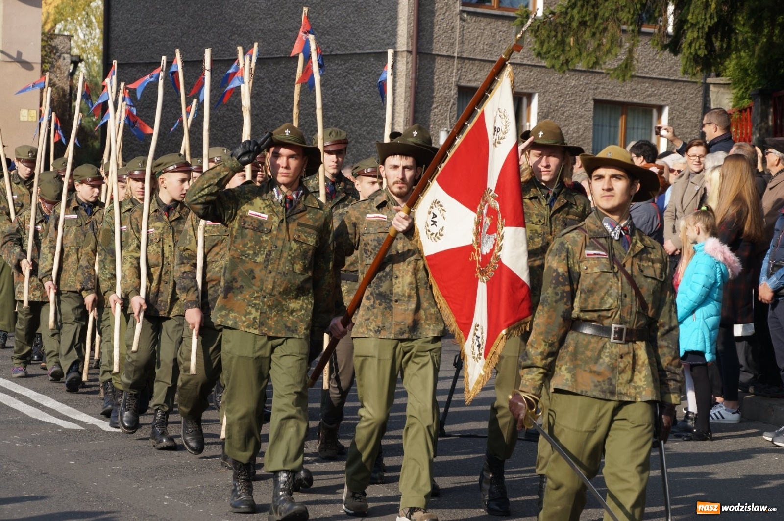 Zdjęcie w galerii na portalu naszwodzislaw.com: Obchody Święta Niepodległości za nami wiadomości z regionu