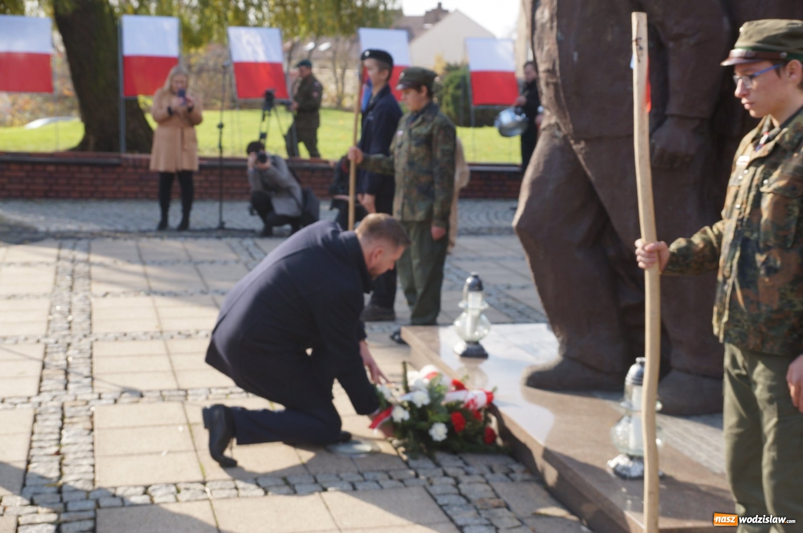 Zdjęcie w galerii na portalu naszwodzislaw.com: Obchody Święta Niepodległości za nami wiadomości z regionu