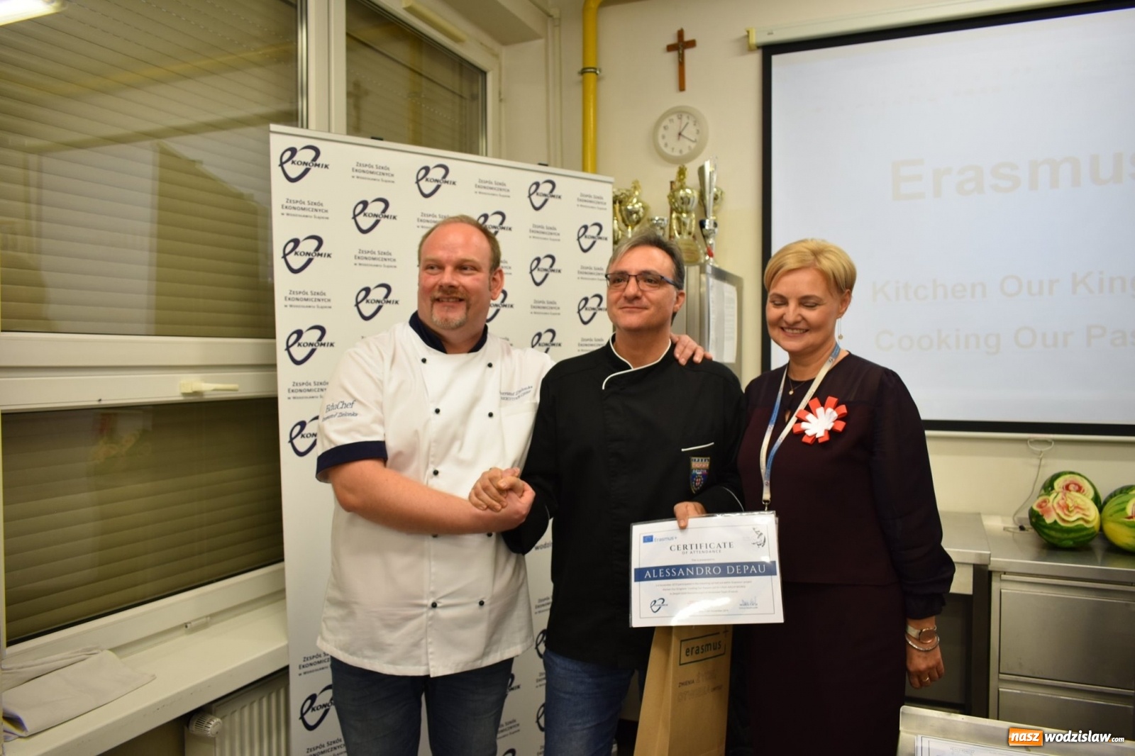 Zdjęcie w galerii na portalu naszwodzislaw.com: Kuchnia Ekonomika stała się na tydzień królestwem nowego projektu wiadomości z regionu