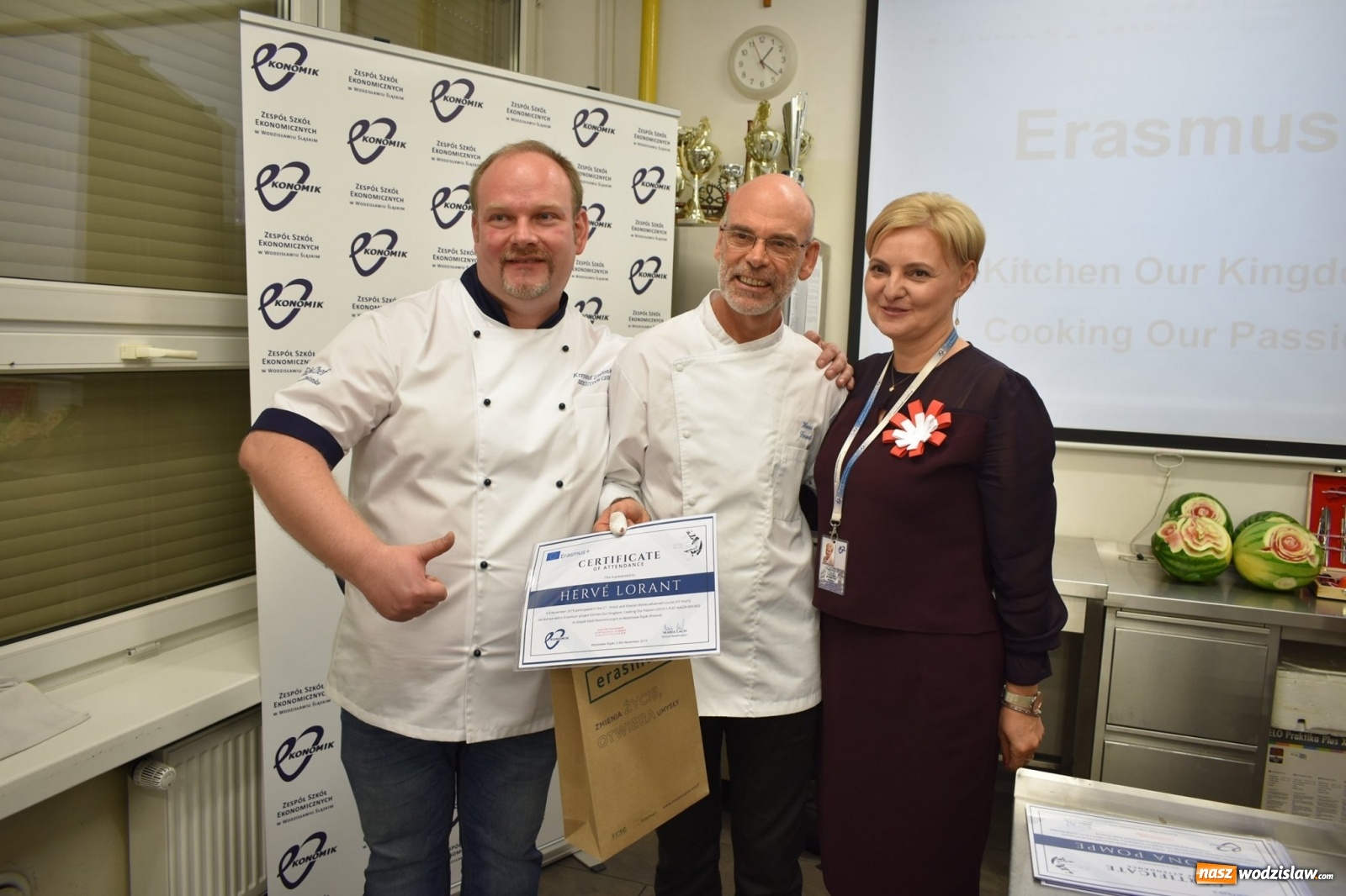 Zdjęcie w galerii na portalu naszwodzislaw.com: Kuchnia Ekonomika stała się na tydzień królestwem nowego projektu wiadomości z regionu