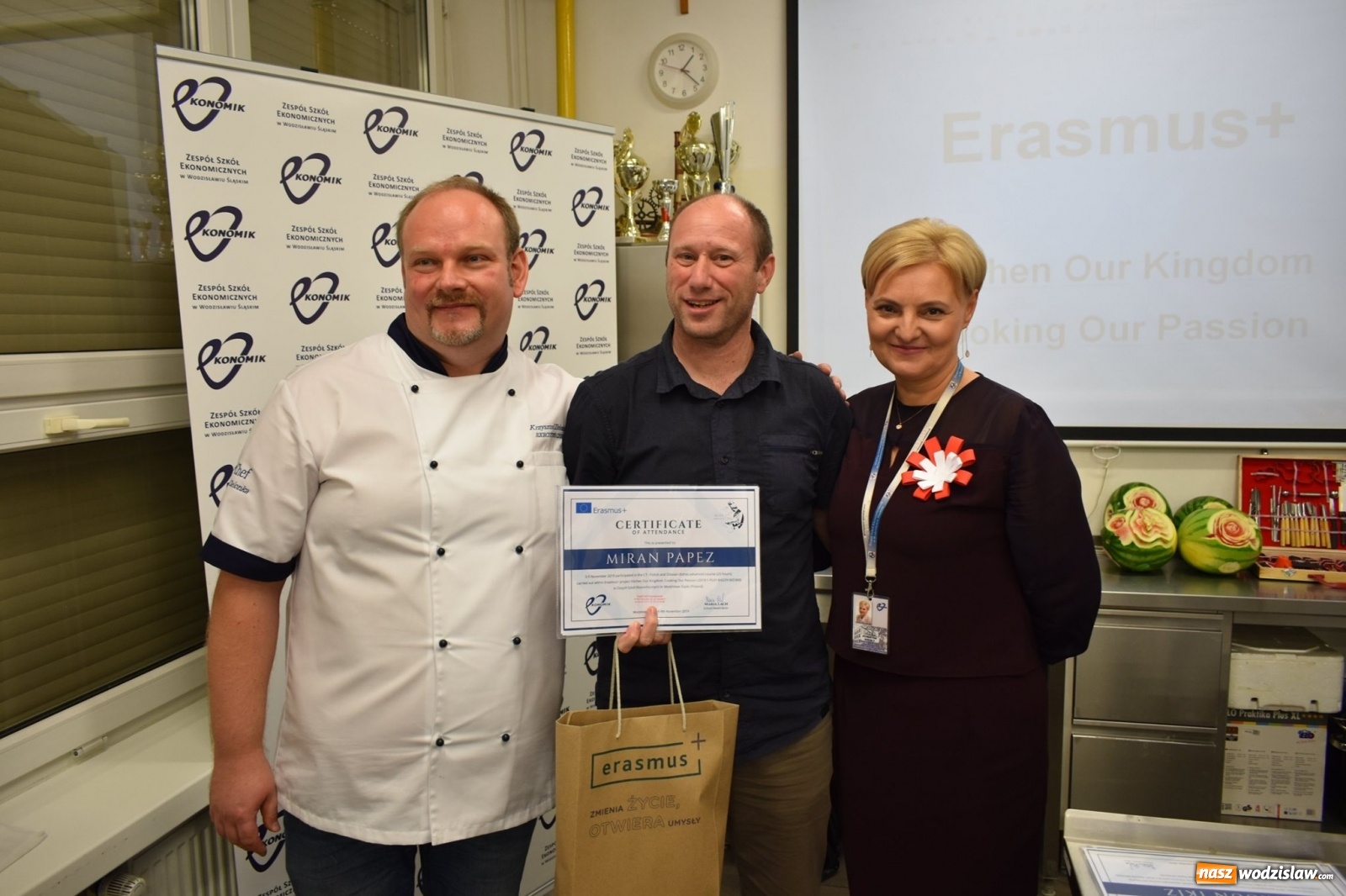 Zdjęcie w galerii na portalu naszwodzislaw.com: Kuchnia Ekonomika stała się na tydzień królestwem nowego projektu wiadomości z regionu
