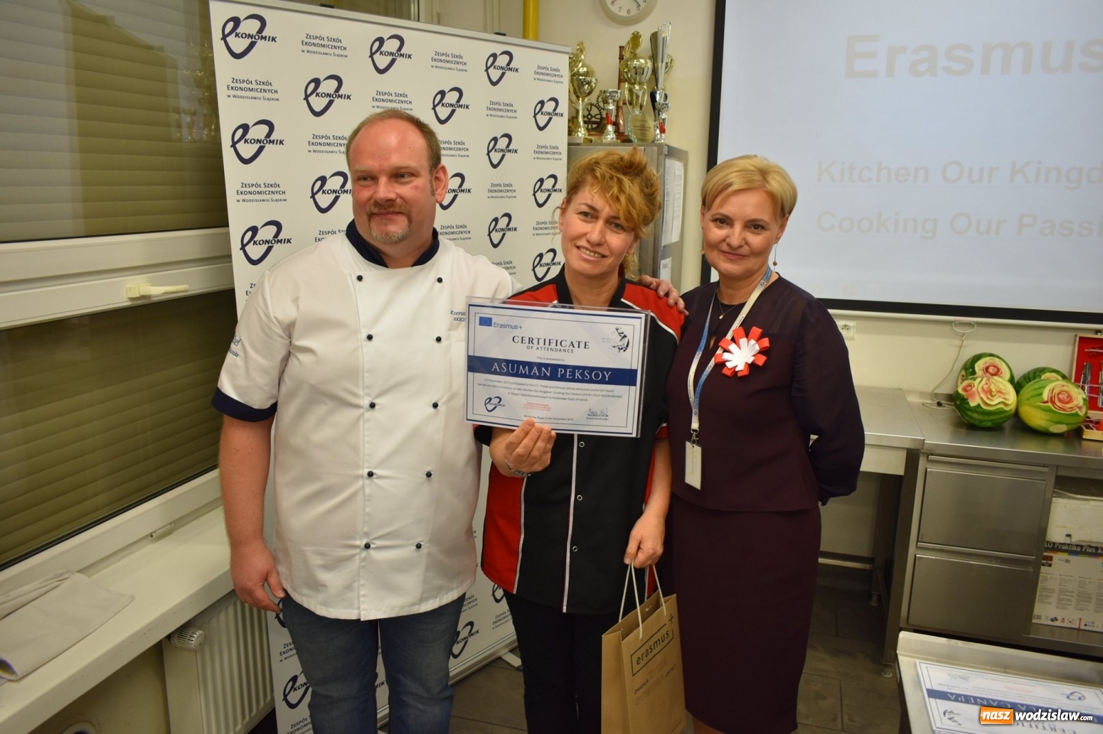 Zdjęcie w galerii na portalu naszwodzislaw.com: Kuchnia Ekonomika stała się na tydzień królestwem nowego projektu wiadomości z regionu