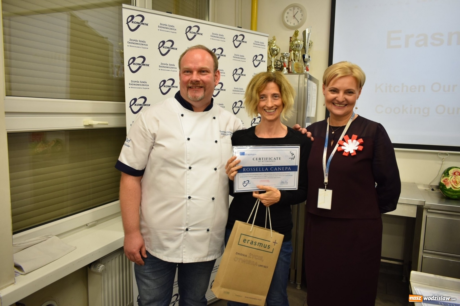 Zdjęcie w galerii na portalu naszwodzislaw.com: Kuchnia Ekonomika stała się na tydzień królestwem nowego projektu wiadomości z regionu