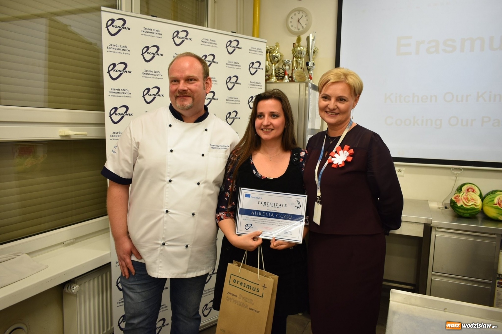 Zdjęcie w galerii na portalu naszwodzislaw.com: Kuchnia Ekonomika stała się na tydzień królestwem nowego projektu wiadomości z regionu