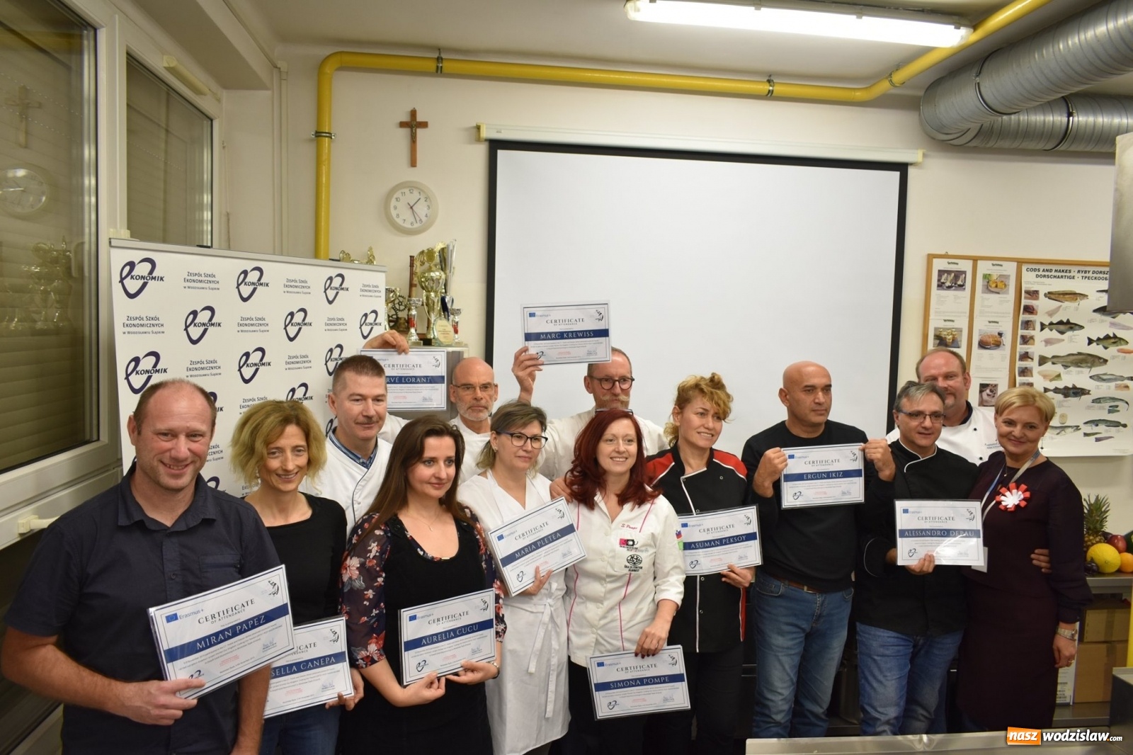 Zdjęcie w galerii na portalu naszwodzislaw.com: Kuchnia Ekonomika stała się na tydzień królestwem nowego projektu wiadomości z regionu