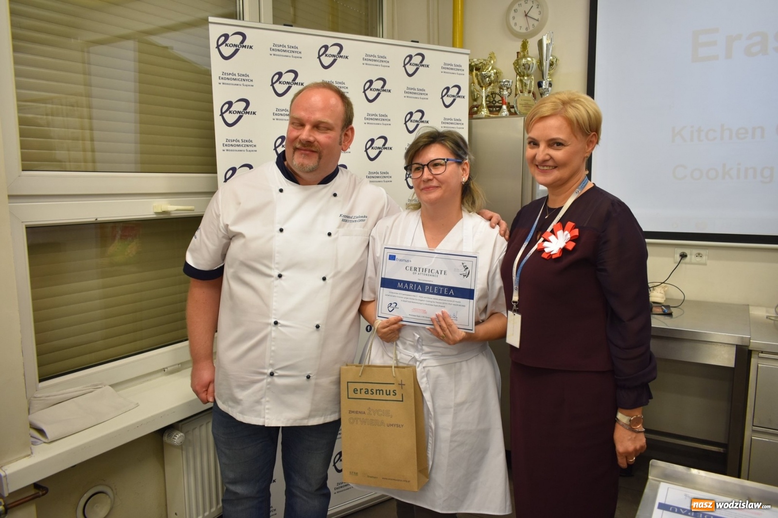 Zdjęcie w galerii na portalu naszwodzislaw.com: Kuchnia Ekonomika stała się na tydzień królestwem nowego projektu wiadomości z regionu