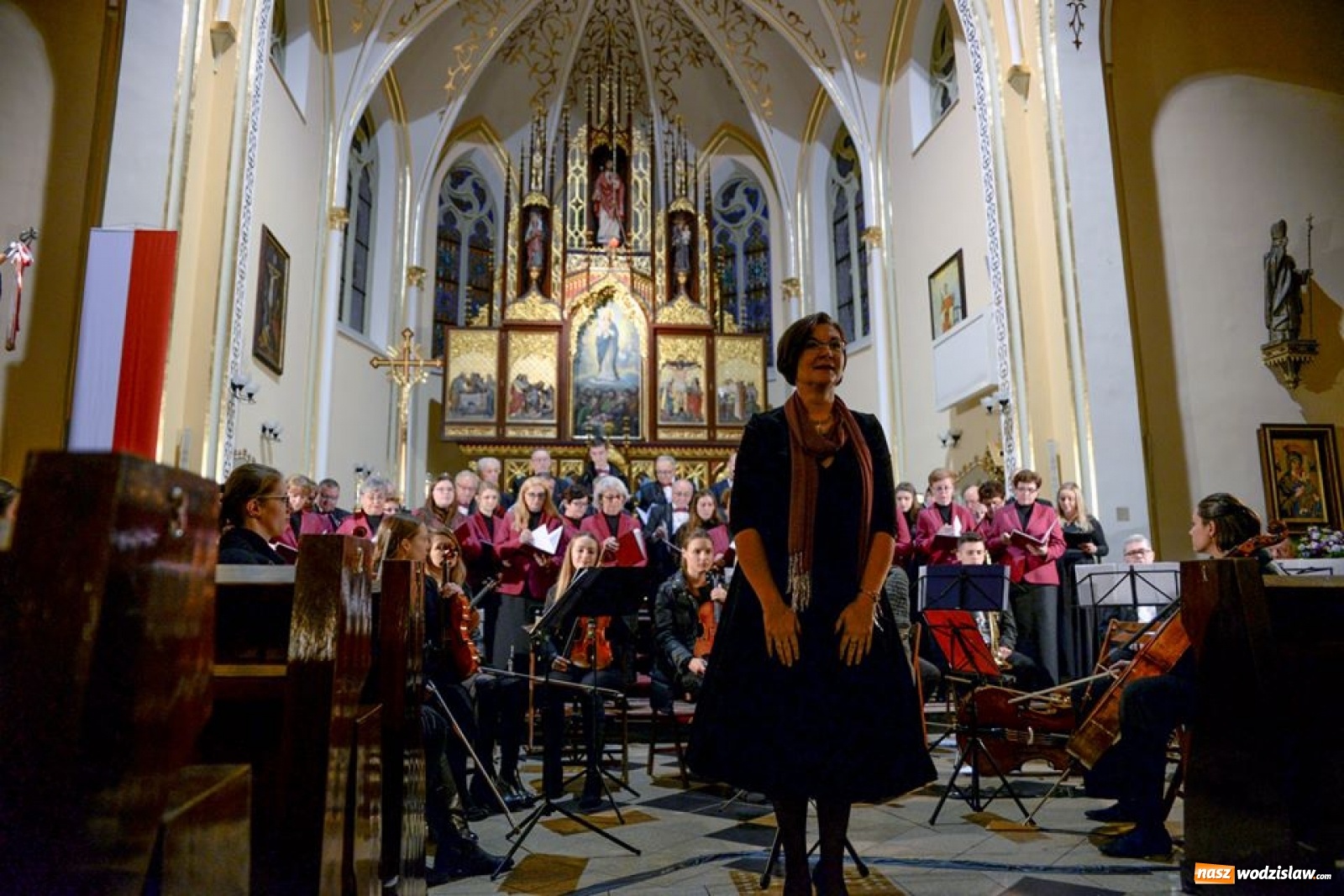 Zdjęcie w galerii na portalu naszwodzislaw.com: Pięknie wyśpiewany jubileusz Chóru Jadwiga wiadomości z regionu