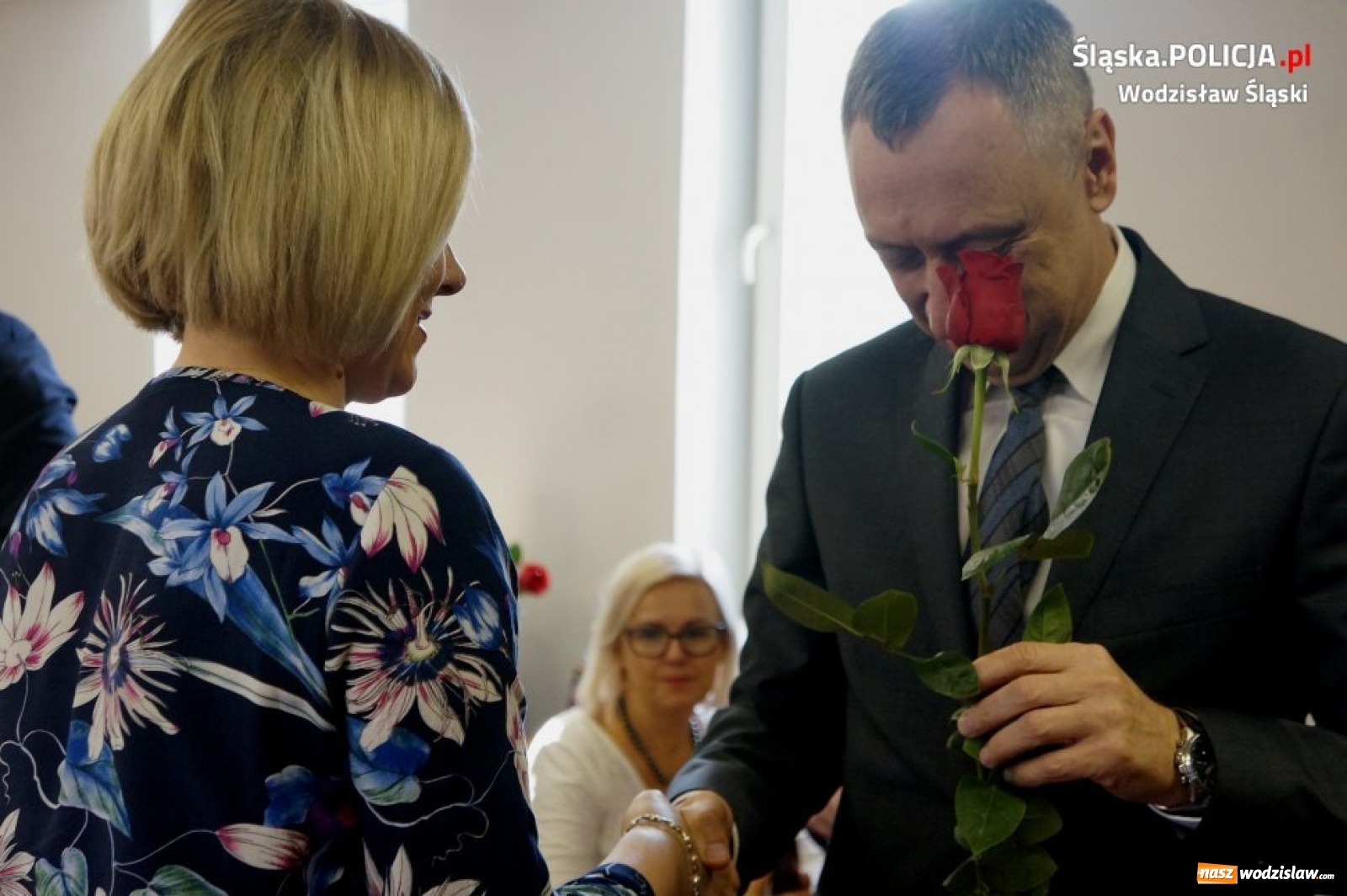 Zdjęcie w galerii na portalu naszwodzislaw.com: Święto korpusu służby cywilnej w wodzisławskiej komendzie wiadomości z regionu