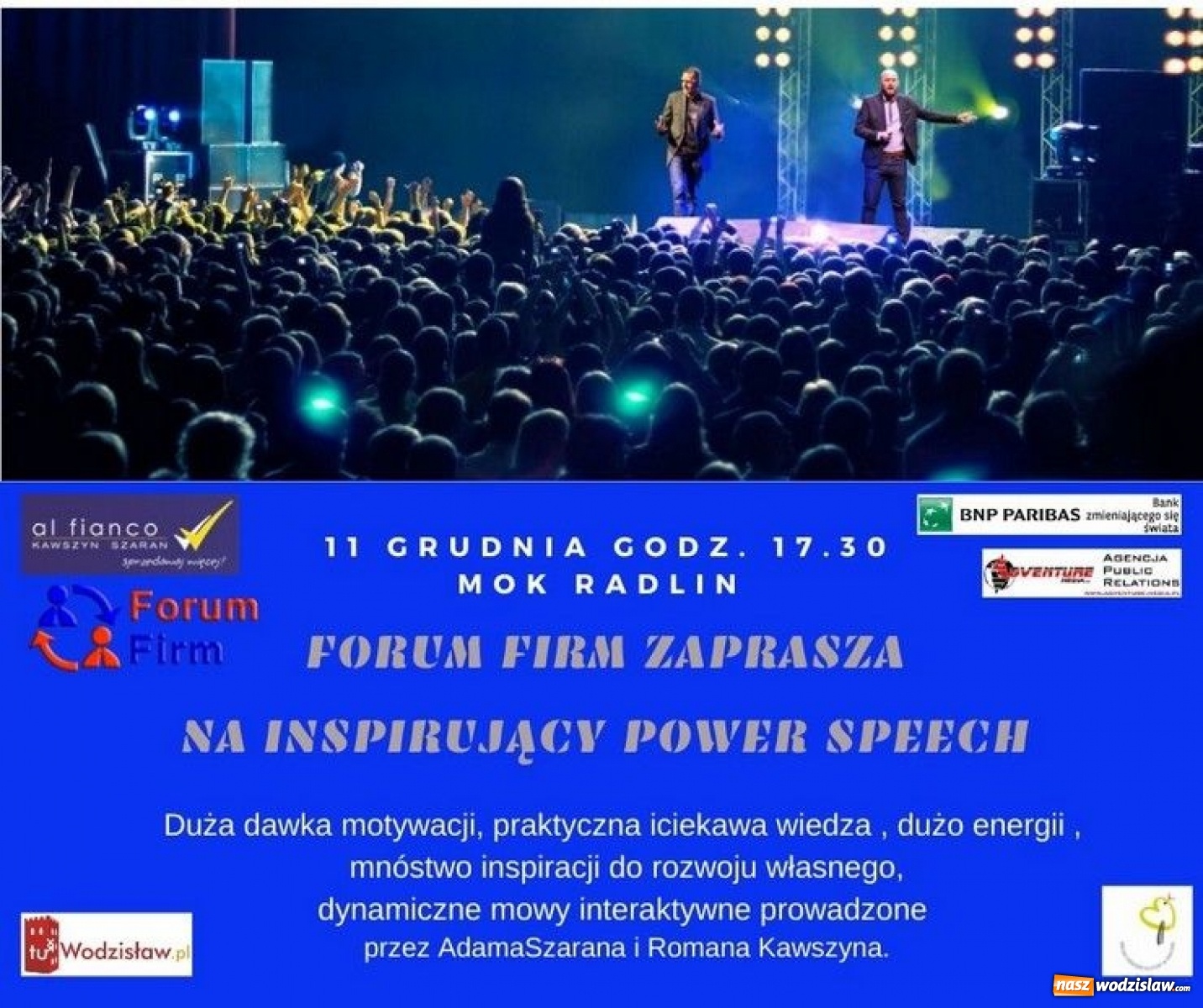 Zdjęcie w galerii na portalu naszwodzislaw.com: Inspirujący Power Speech w Radlinie wiadomości z regionu