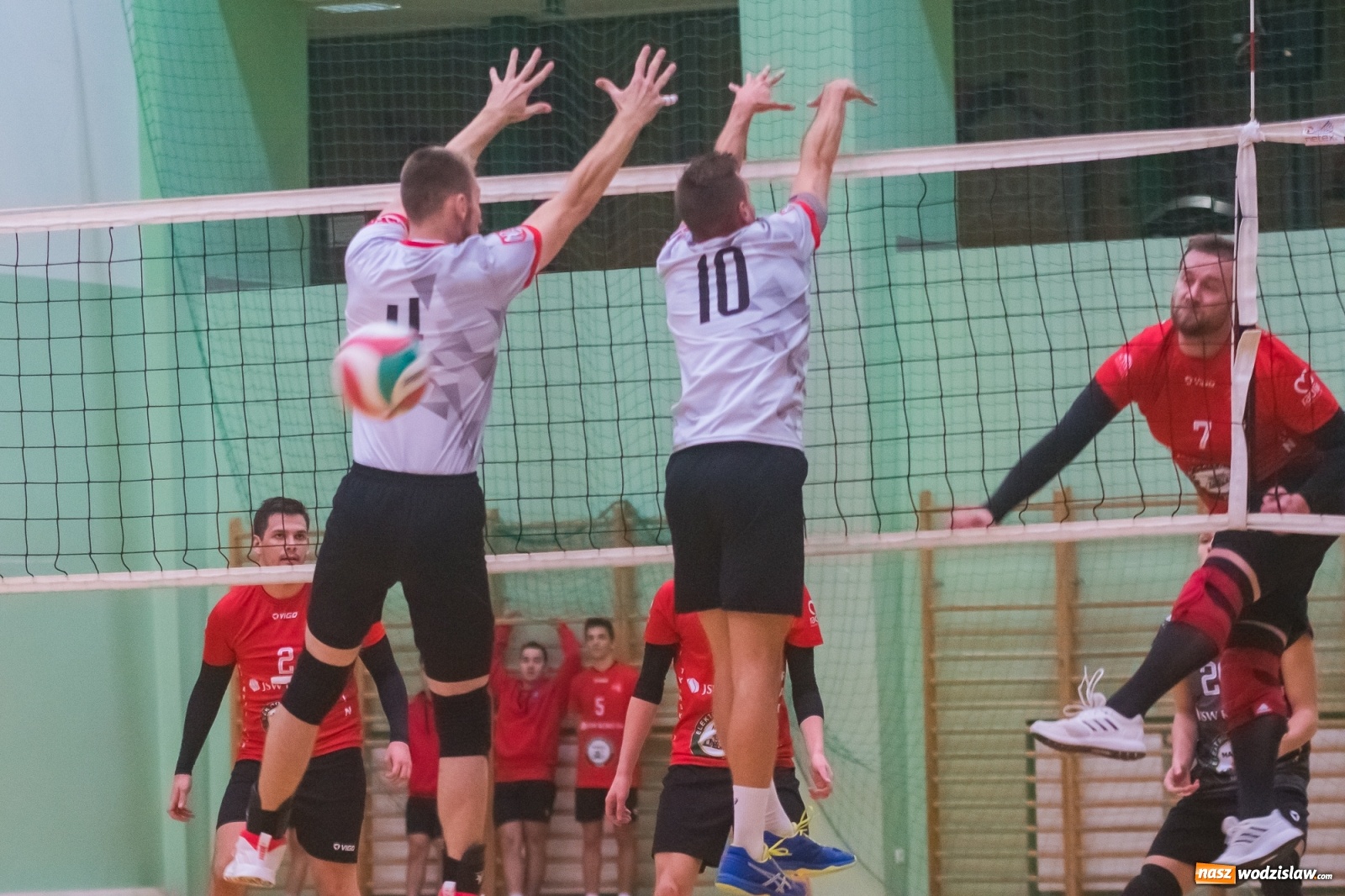 Zdjęcie w galerii na portalu naszwodzislaw.com: Siatkarski rollercoaster w Arenie Rafako. Raciborzanie górą! [FOTO i WIDEO] wiadomości z regionu