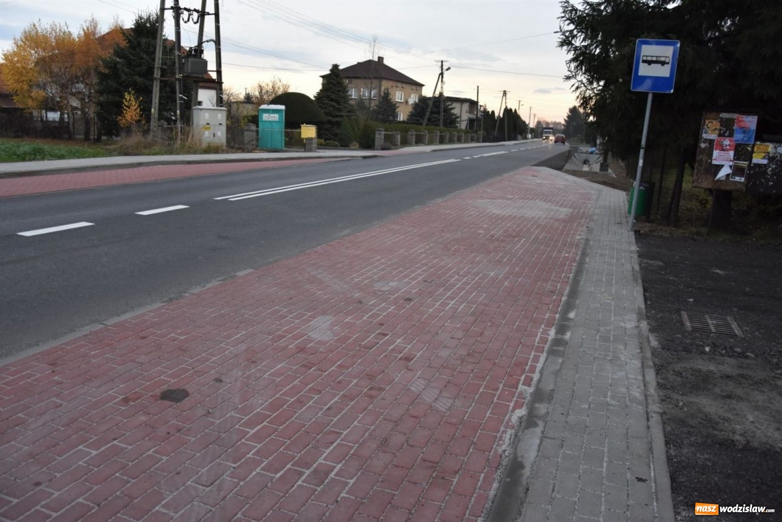 Zdjęcie w galerii na portalu naszwodzislaw.com: Remont ul. 1 Maja w Gołkowicach zakończony wiadomości z regionu