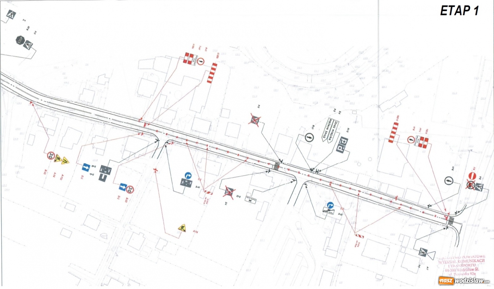 Zdjęcie w galerii na portalu naszwodzislaw.com: Ważne informacje dla kierowców w związku z remontem ul. Rzecznej wiadomości z regionu