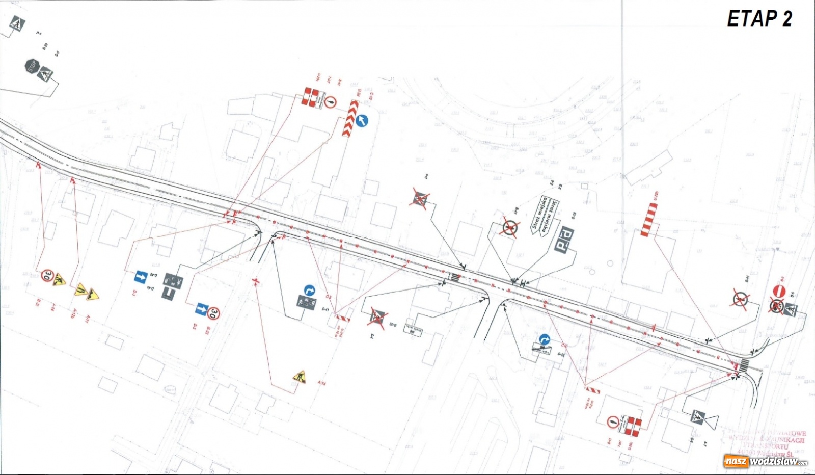 Zdjęcie w galerii na portalu naszwodzislaw.com: Ważne informacje dla kierowców w związku z remontem ul. Rzecznej wiadomości z regionu