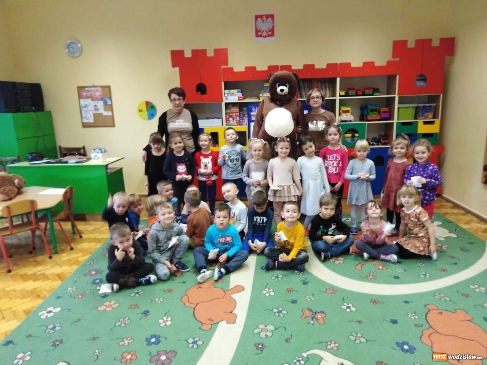 Zdjęcie w galerii na portalu naszwodzislaw.com: Dzień Pluszowego Misia w Przedszkolu numer 16 wiadomości z regionu